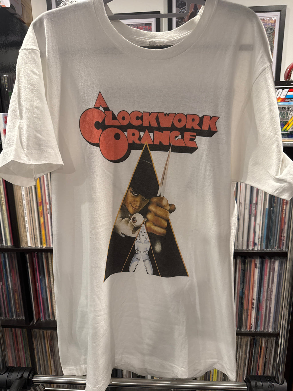 70s A Clockwork Orange XL White Movie Promo Shirt