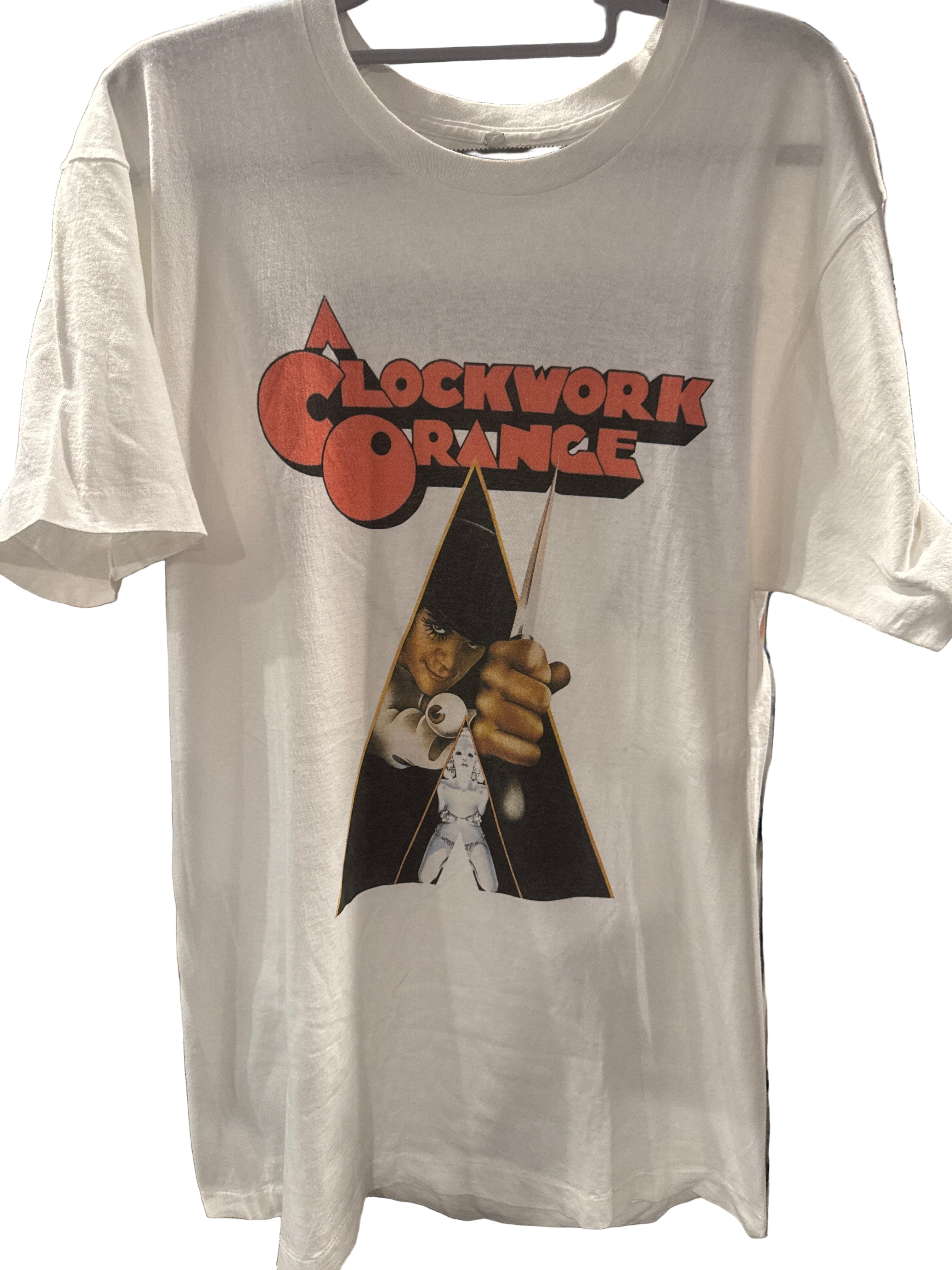 70s A Clockwork Orange XL White Movie Promo Shirt