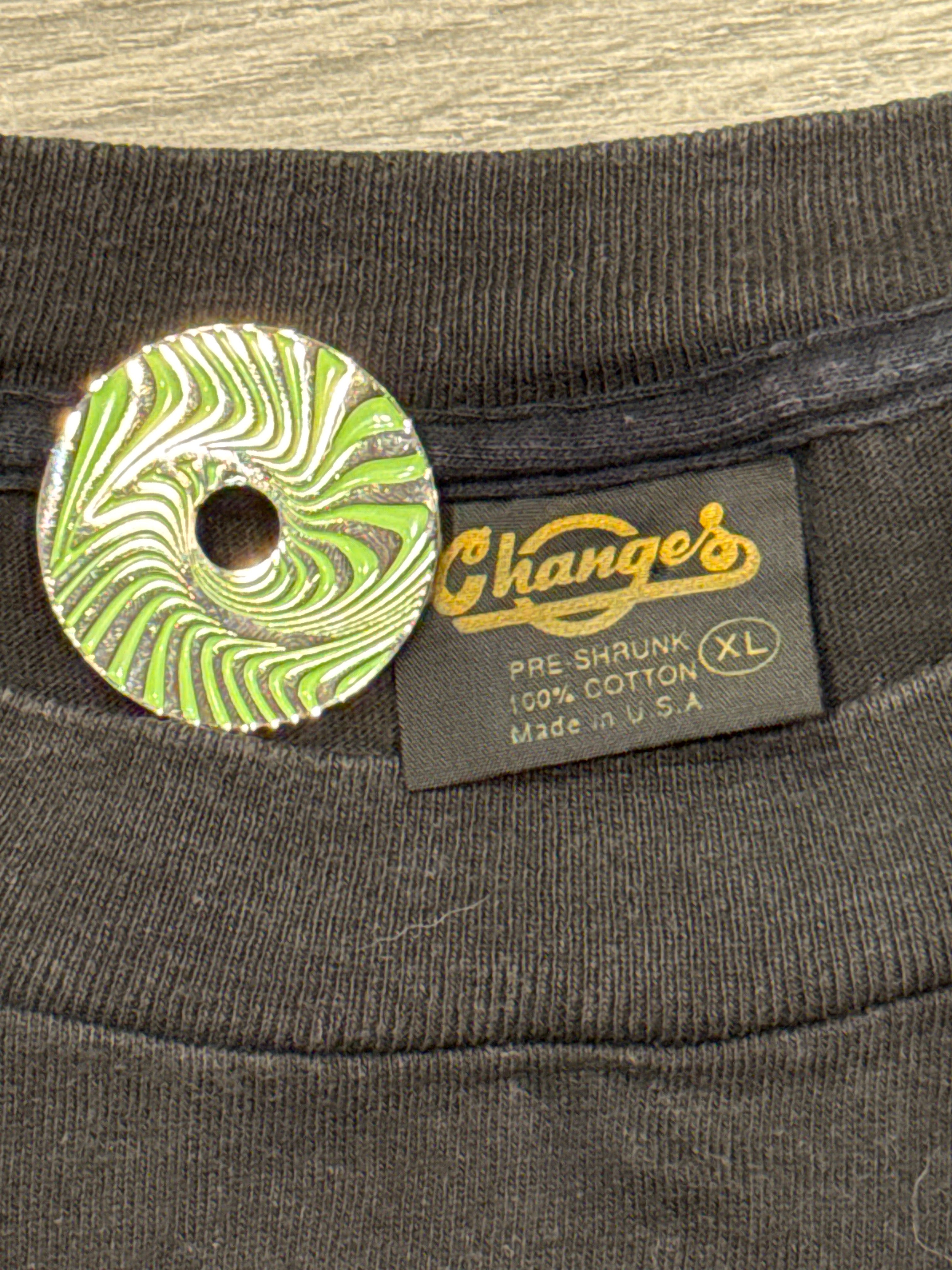 1991 Ren and Stimpy Show Nickelodeon MTV Changes Black T-Shirt XL