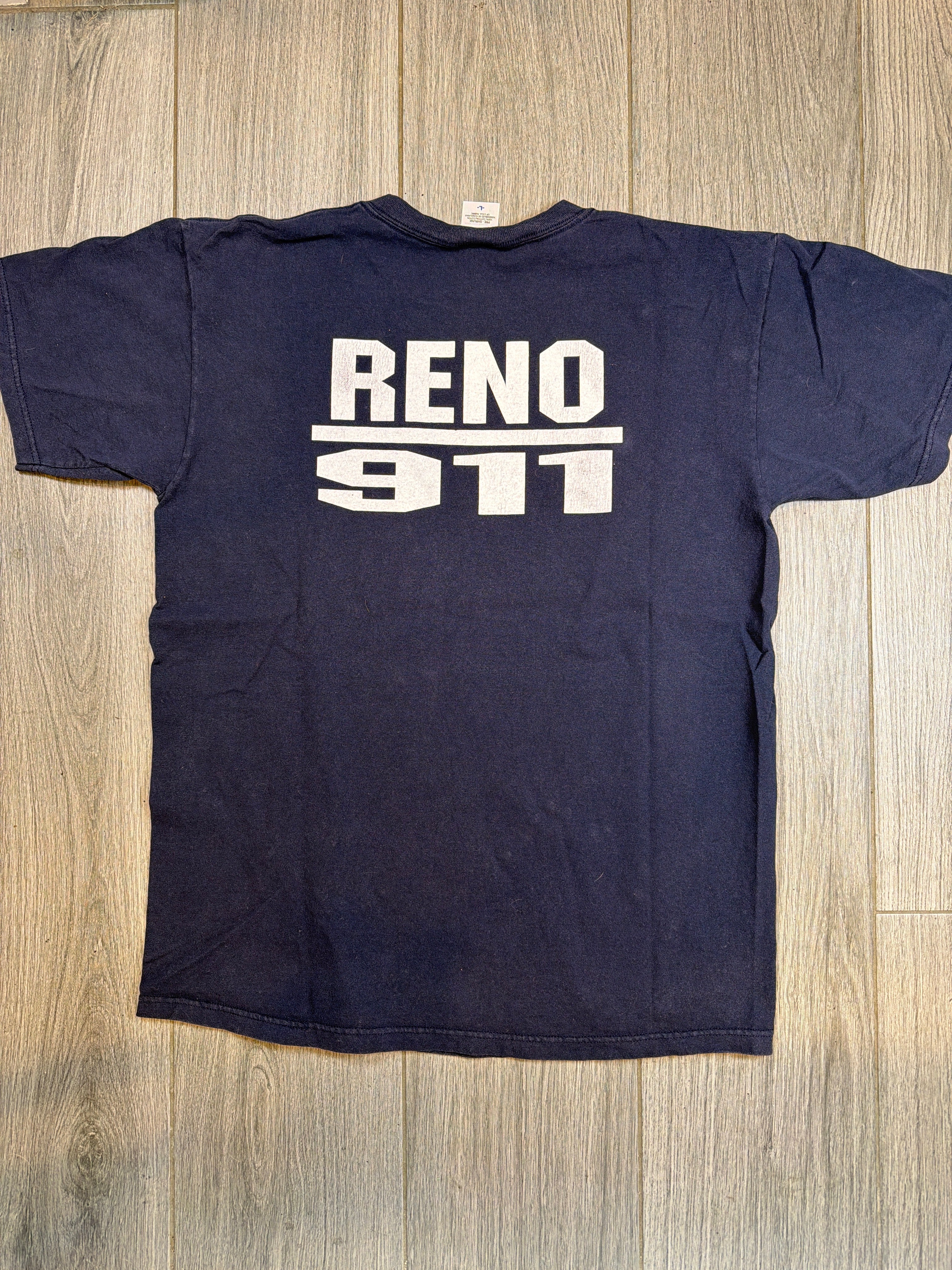 00er Jahre Reno 911 TV-Serien Promo T-Shirt Large