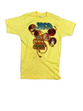 Yes Going For The One Tour 1977 Vintage Yellow Prog Yellow T-Shirt Small