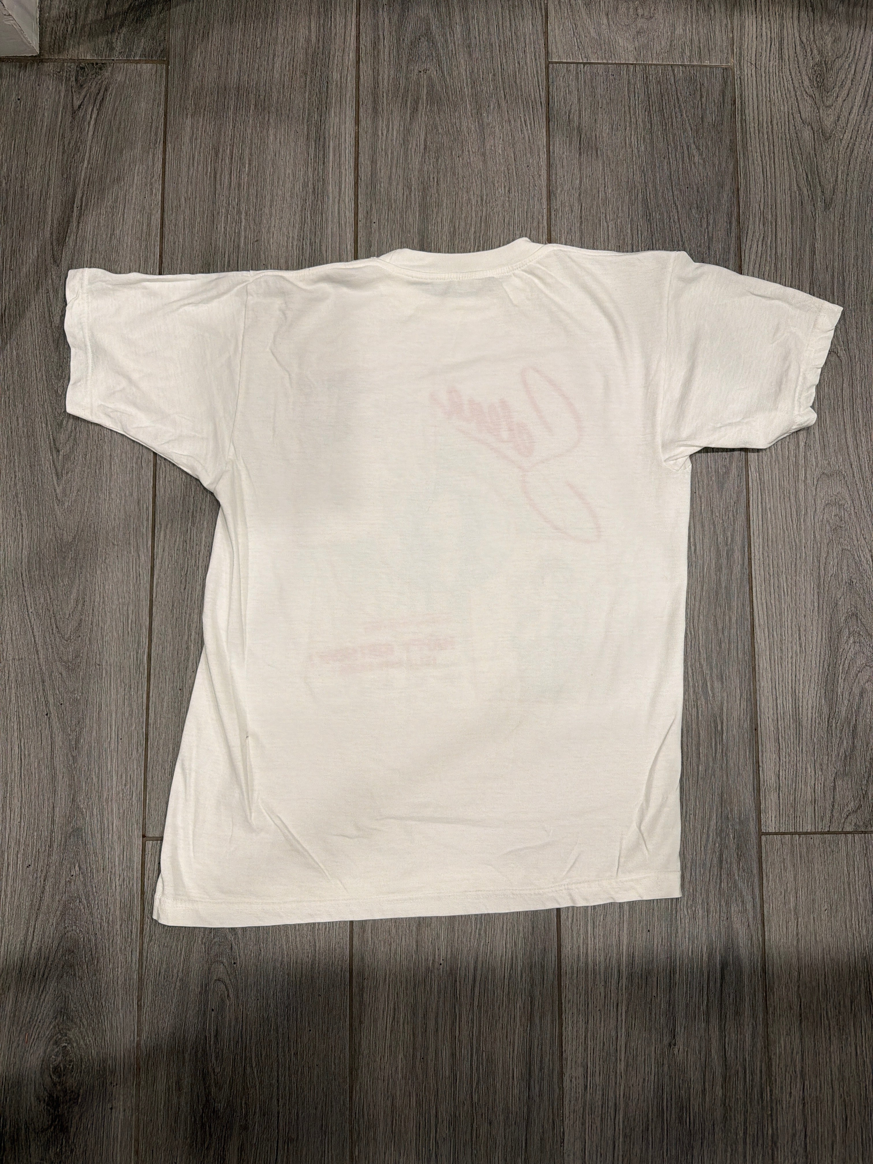 90s Selena Happy Birthday We Miss You White T-Shirt Large