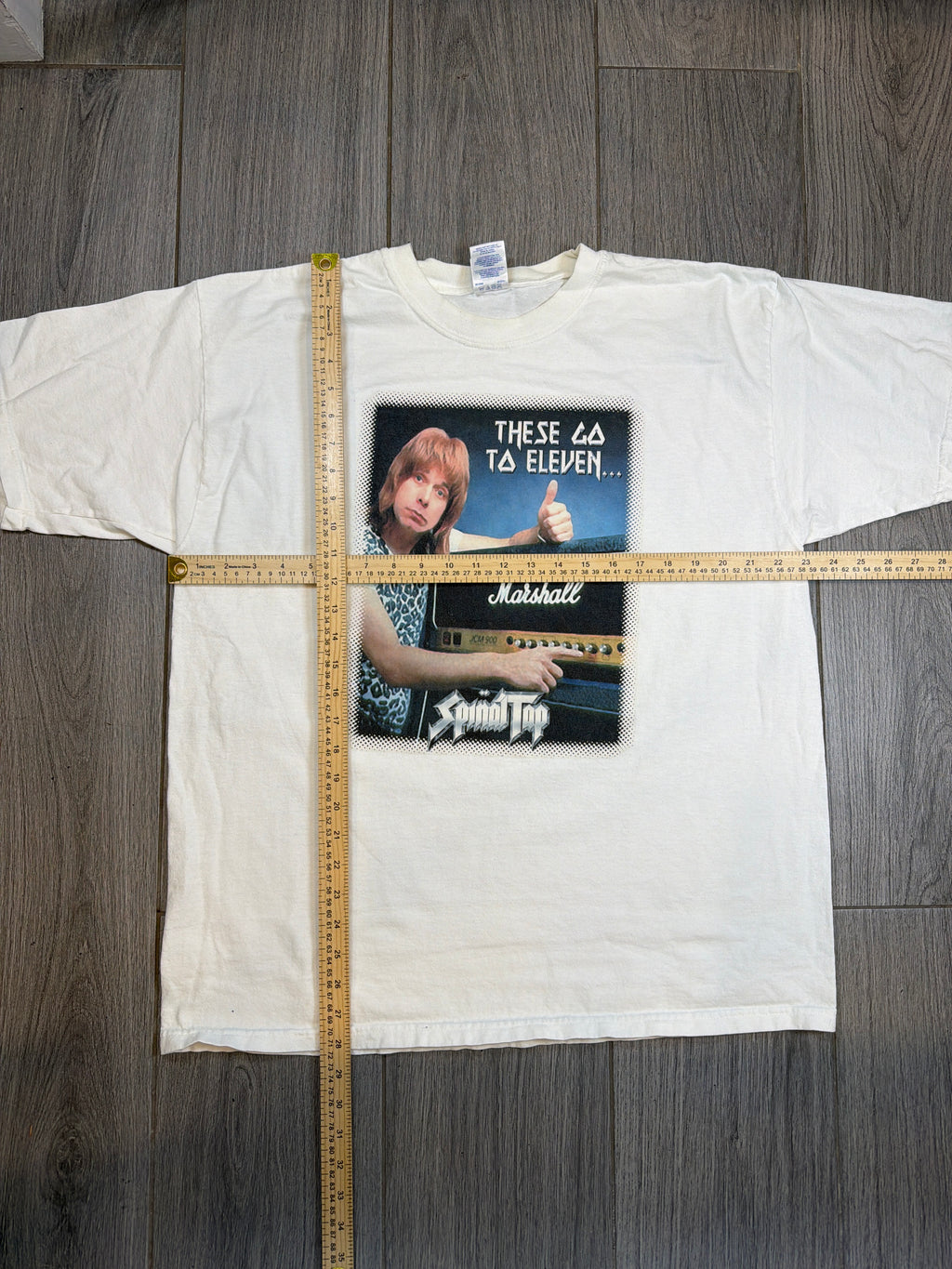 90s Spinal Tap These Go To Eleven Gildan White T-Shirt
