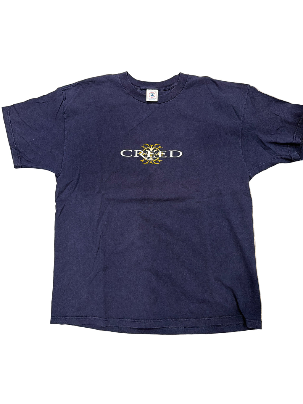 1999 Creed Band T-Shirt Blue XL Tour Double Sided
