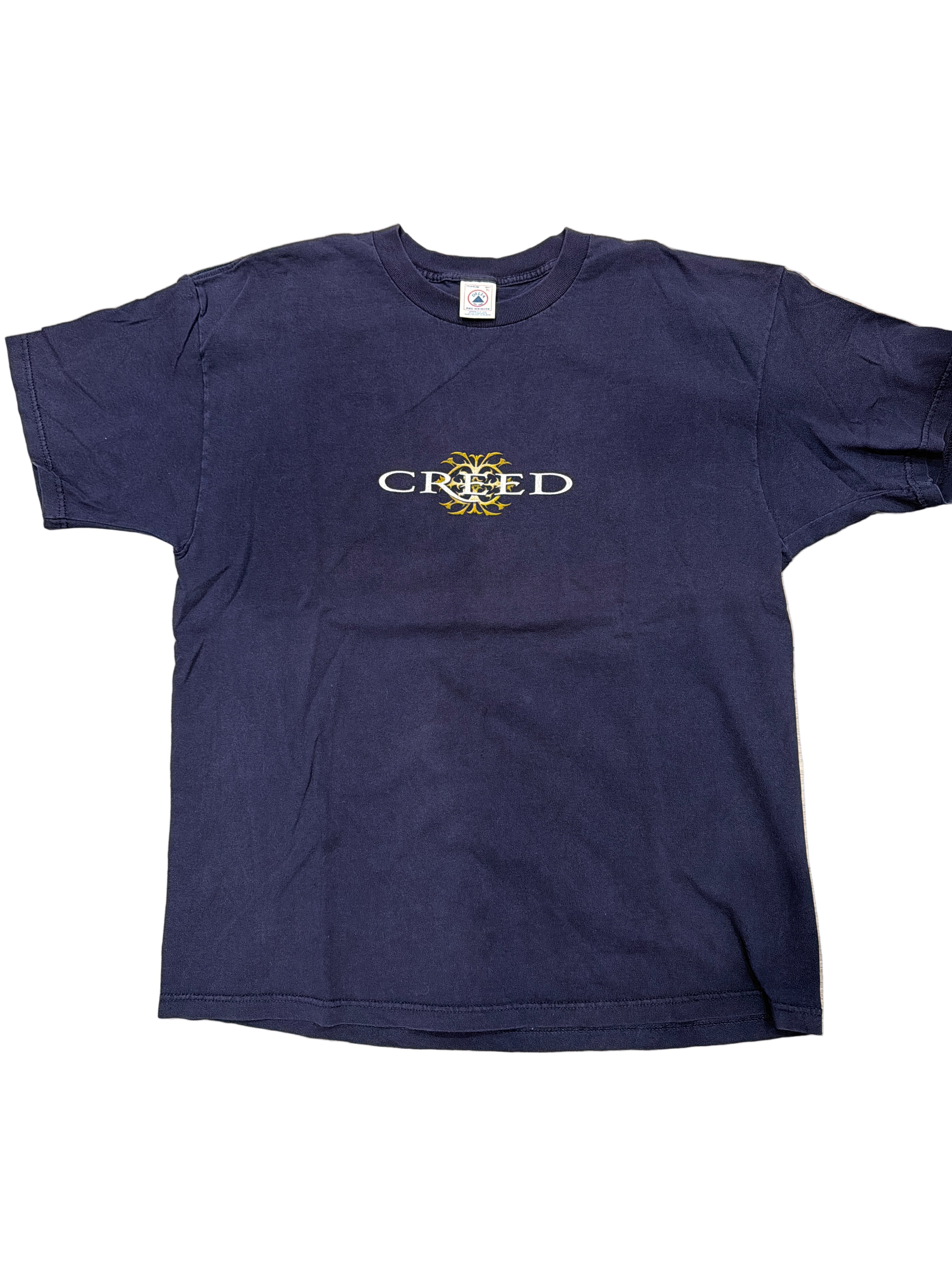 1999 Creed Band T-Shirt Blue XL Tour Double Sided