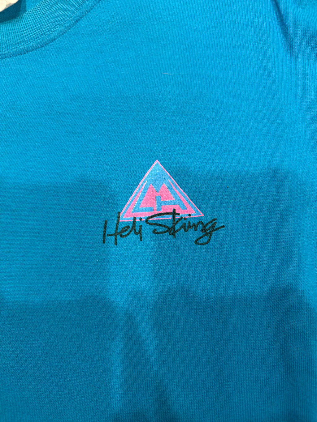 90s CMH Heli Skiing Design Puffed Snow Powder Skier T-Shirt Medium