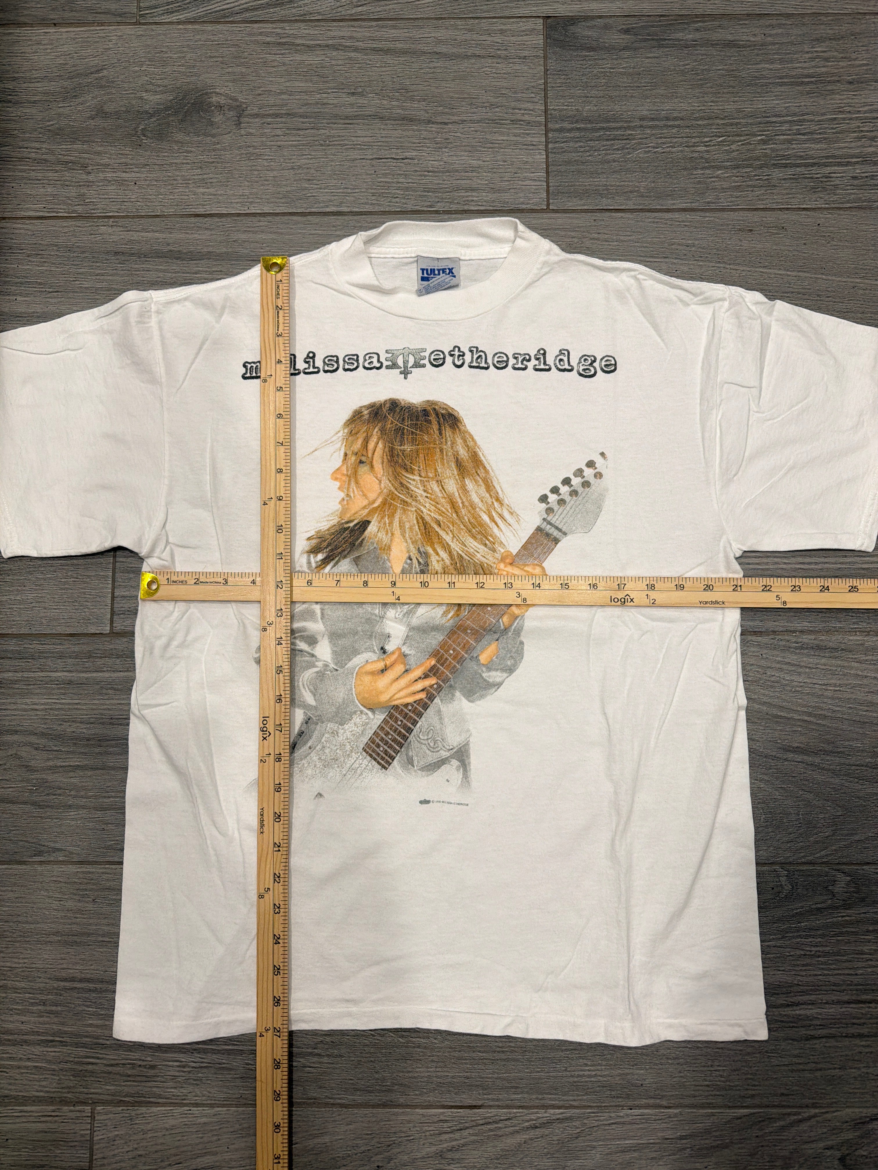 1996 Melissa Etheridge Your Little Secret Tour White T-Shirt Large