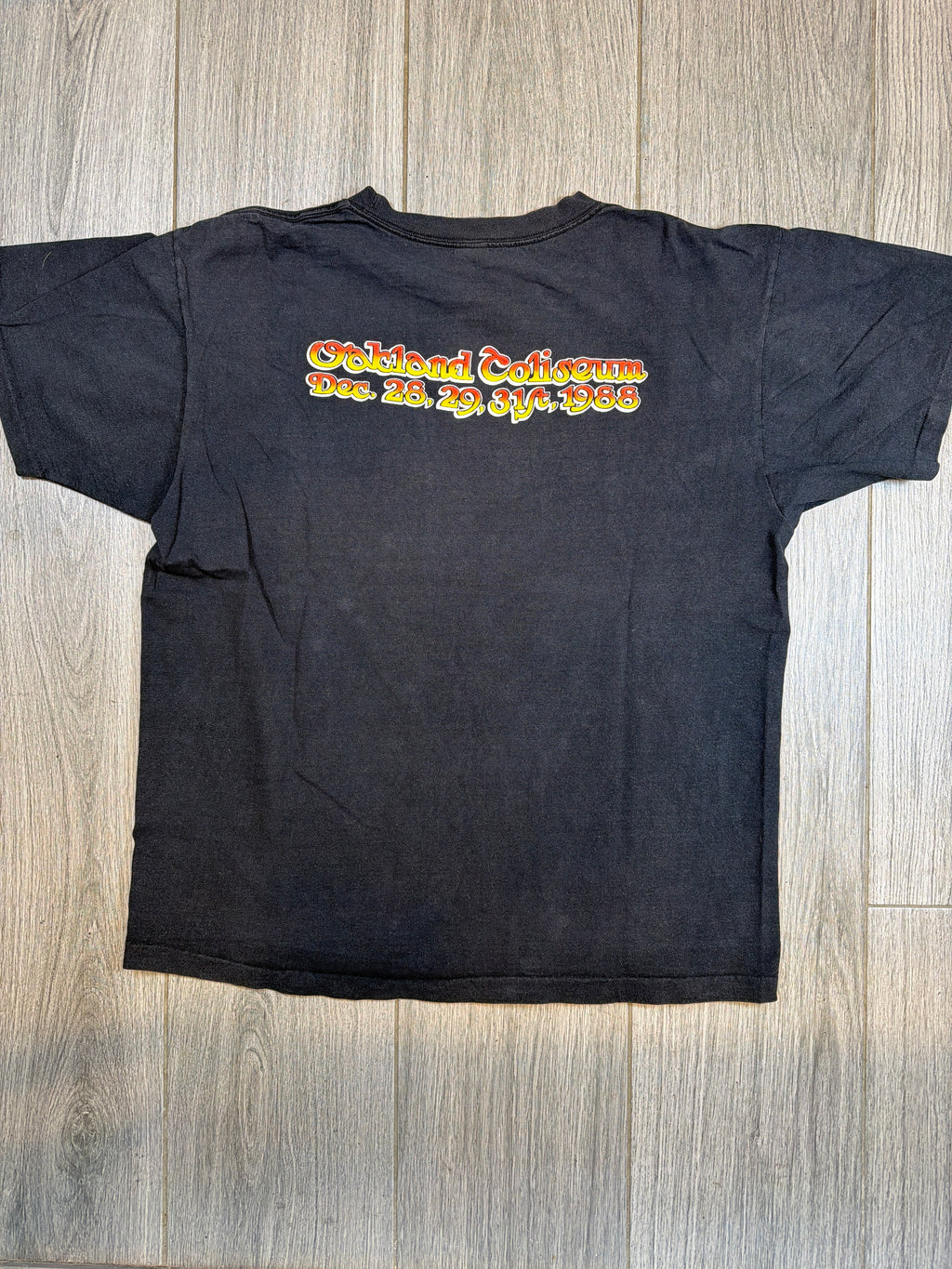 1989 Grateful Dead 'New Year' T-Shirt Medium