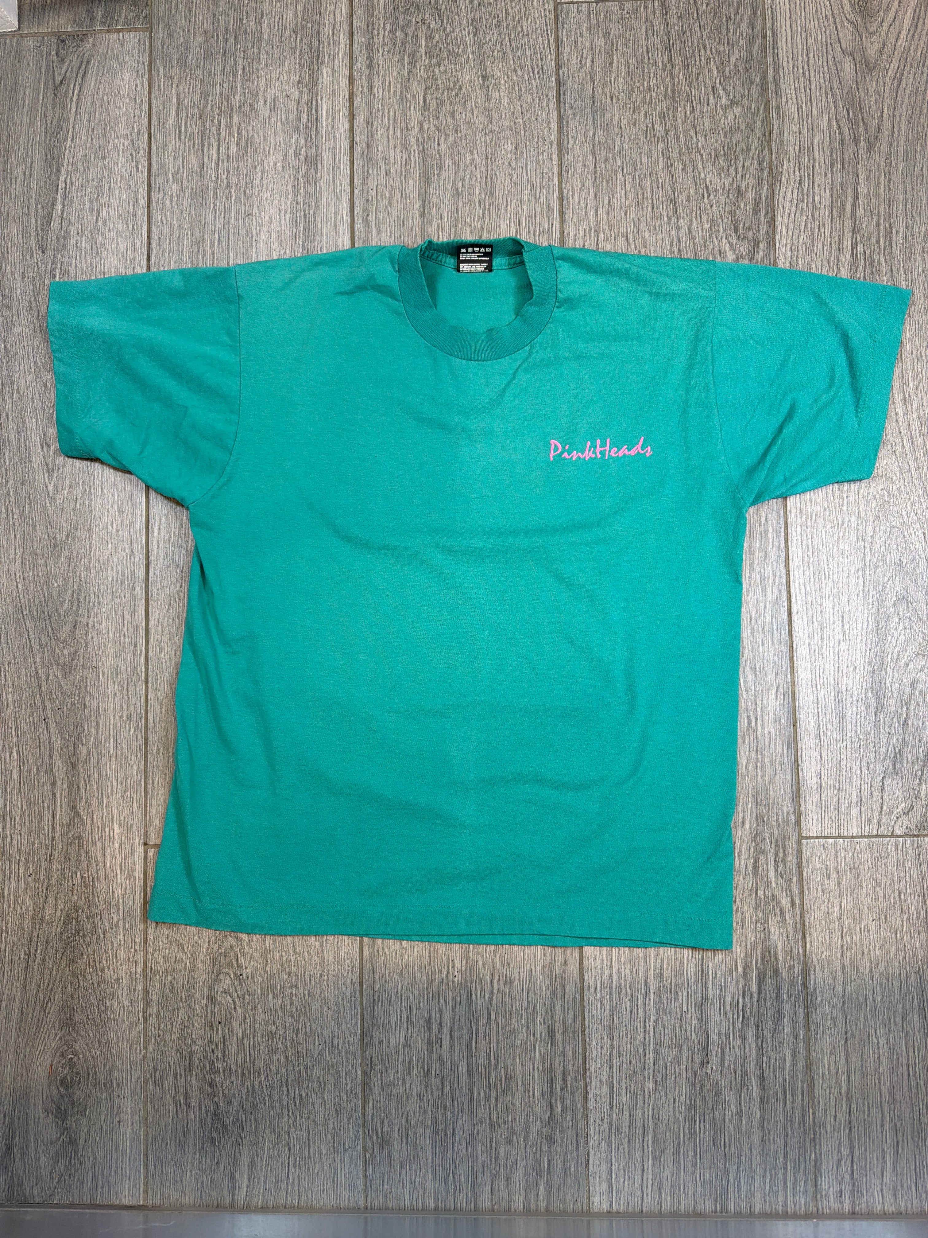 1994 Pink Floyd Tour T-Shirt Illuminati Pigs Green Screen Stars Large