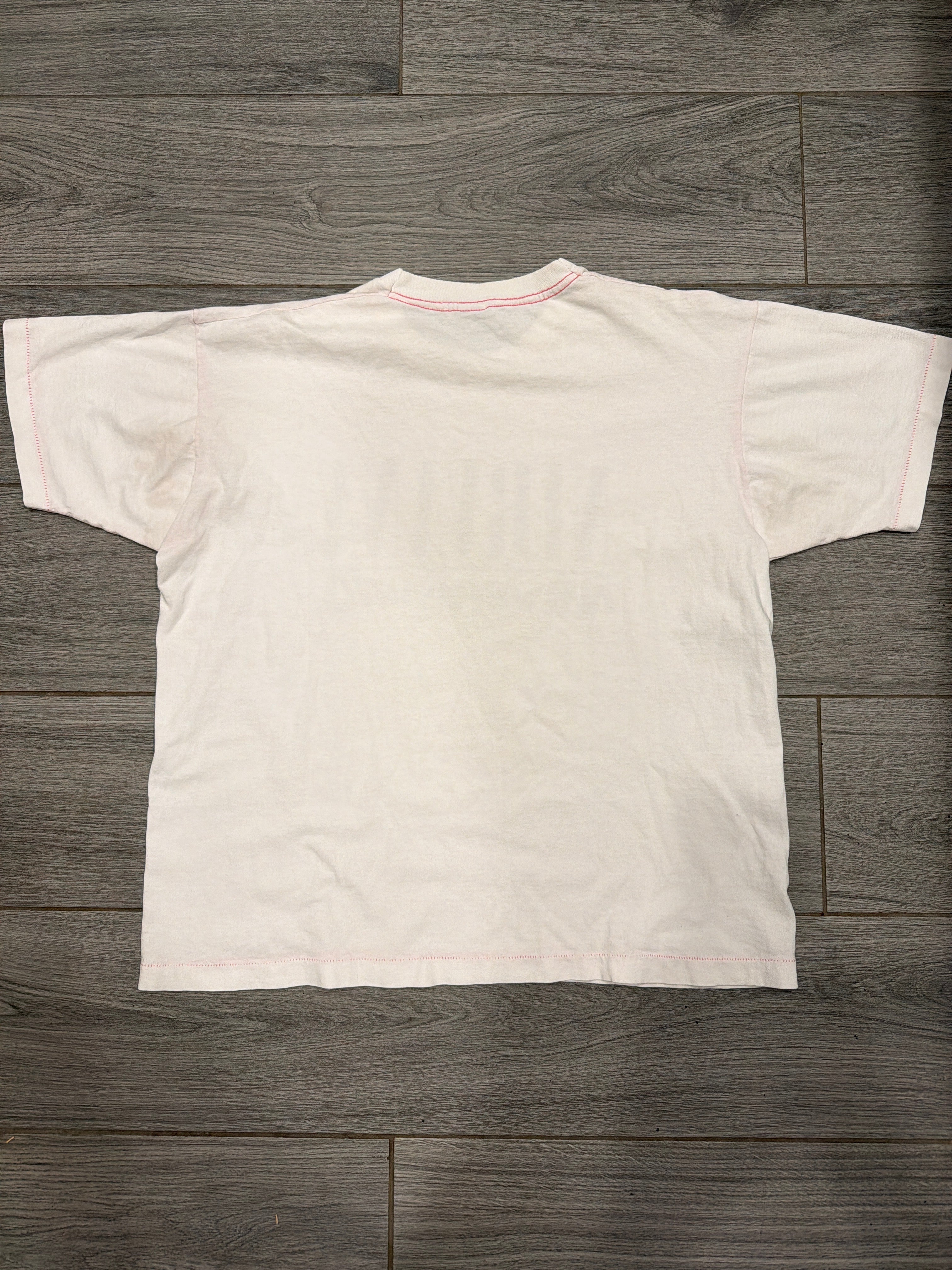 90s Nirvana Nevermind Kurt Cobain Grohl White FOTL T-Shirt XL