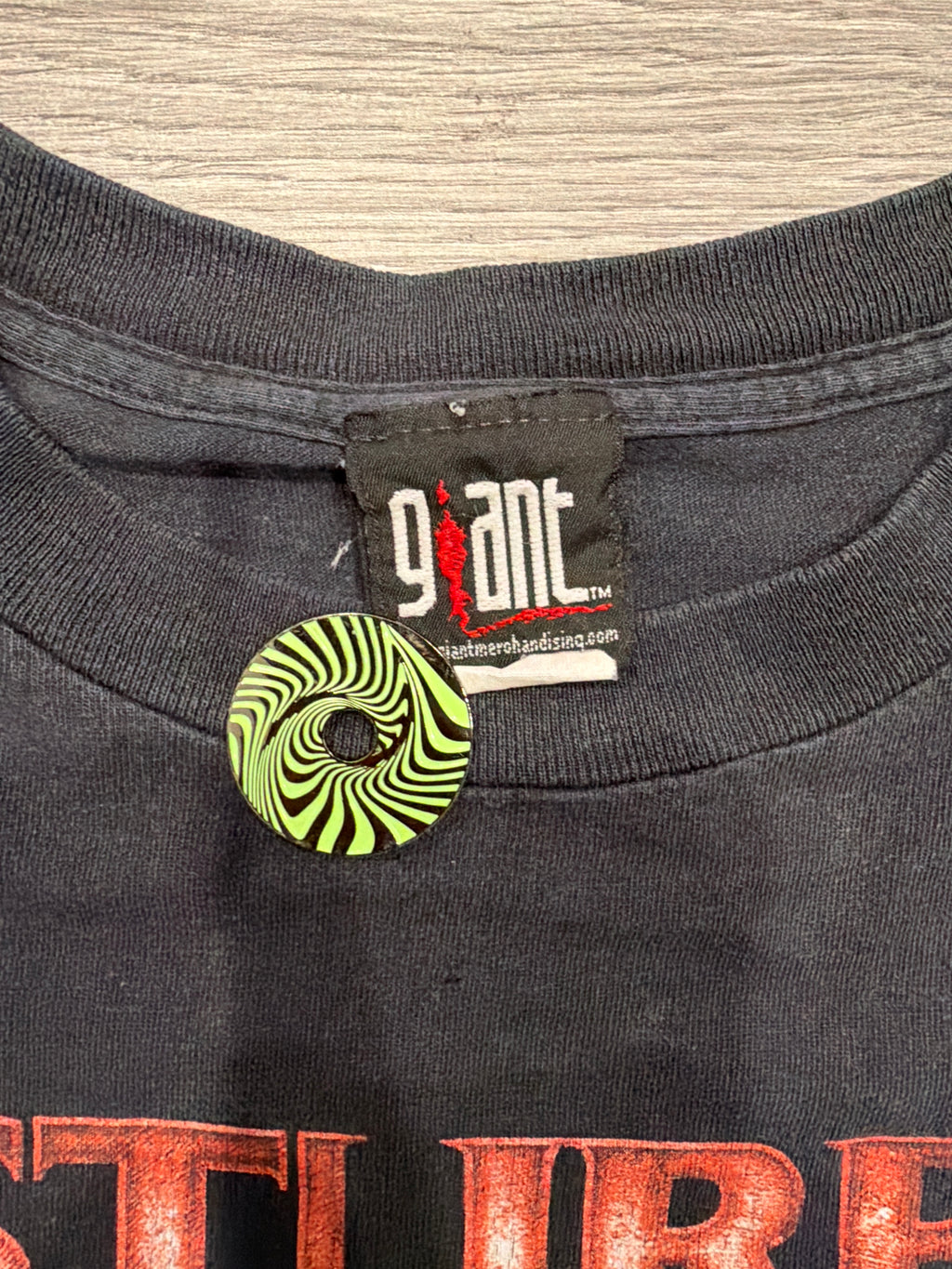 2006 Disturbed The Guy Logo Nu Metal Band Black T-Shirt XL