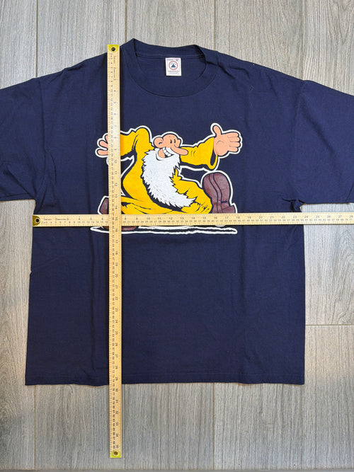 Robert Crumb Mr Natural Comic 90s Grateful Dead Delta Blue T-Shirt XL