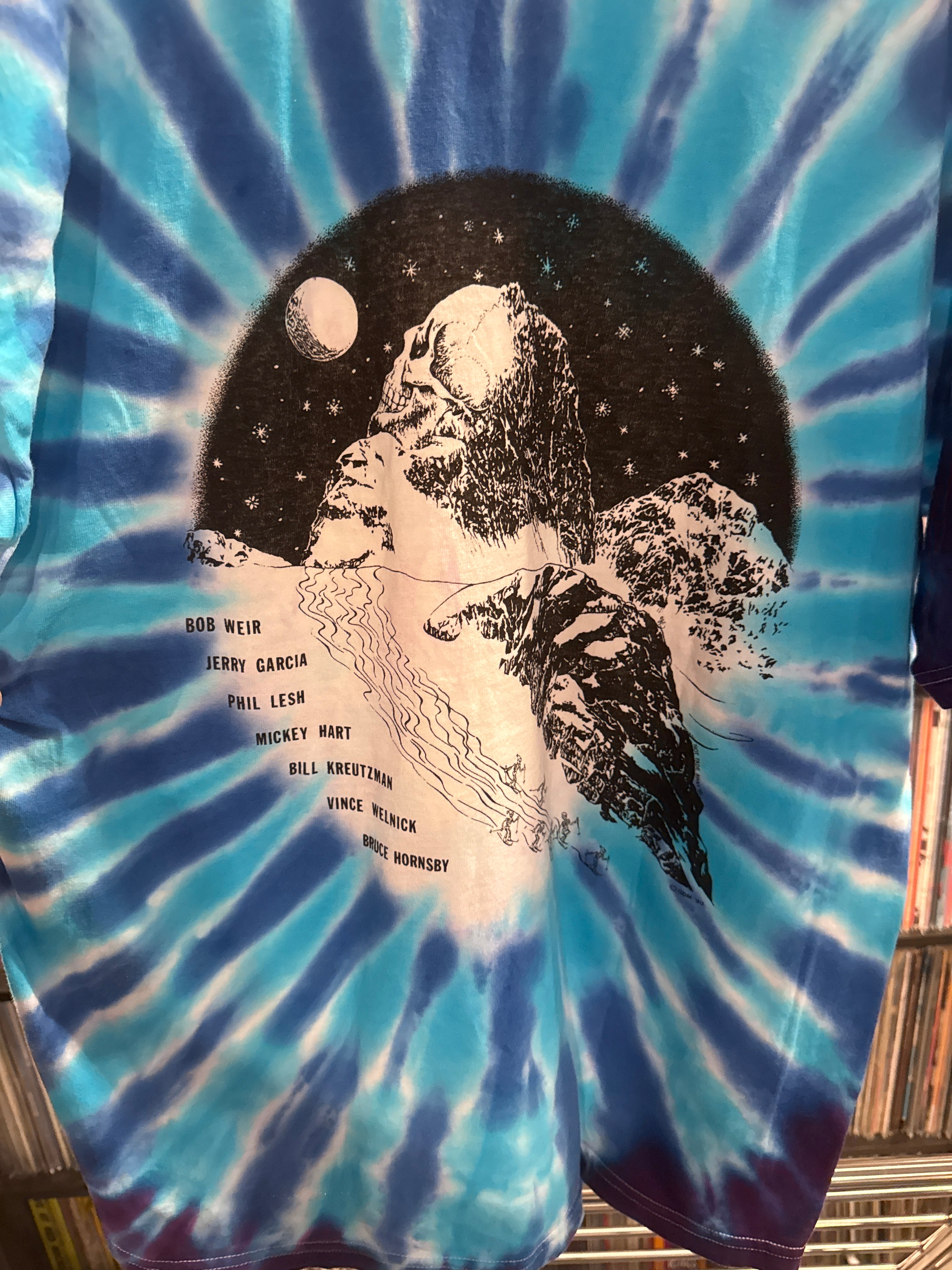 90s Grateful Dead Ski Snow Mountain Gildan XL Band List