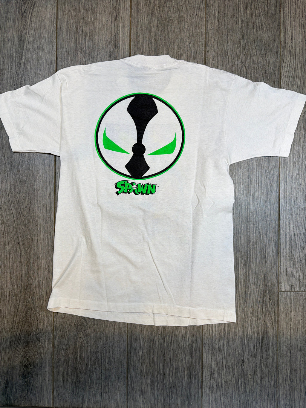 1992 Spawn Comic Todd McFarland Screen Stars White T-Shirt M/L