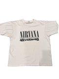 90s Nirvana Nevermind Kurt Cobain Grohl White FOTL T-Shirt XL
