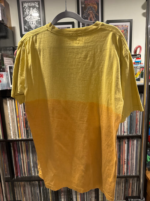00’s Rocket Power Tie Dye Cut Tag Large Yellow Orange Roller Hockey Skateboard Shirt