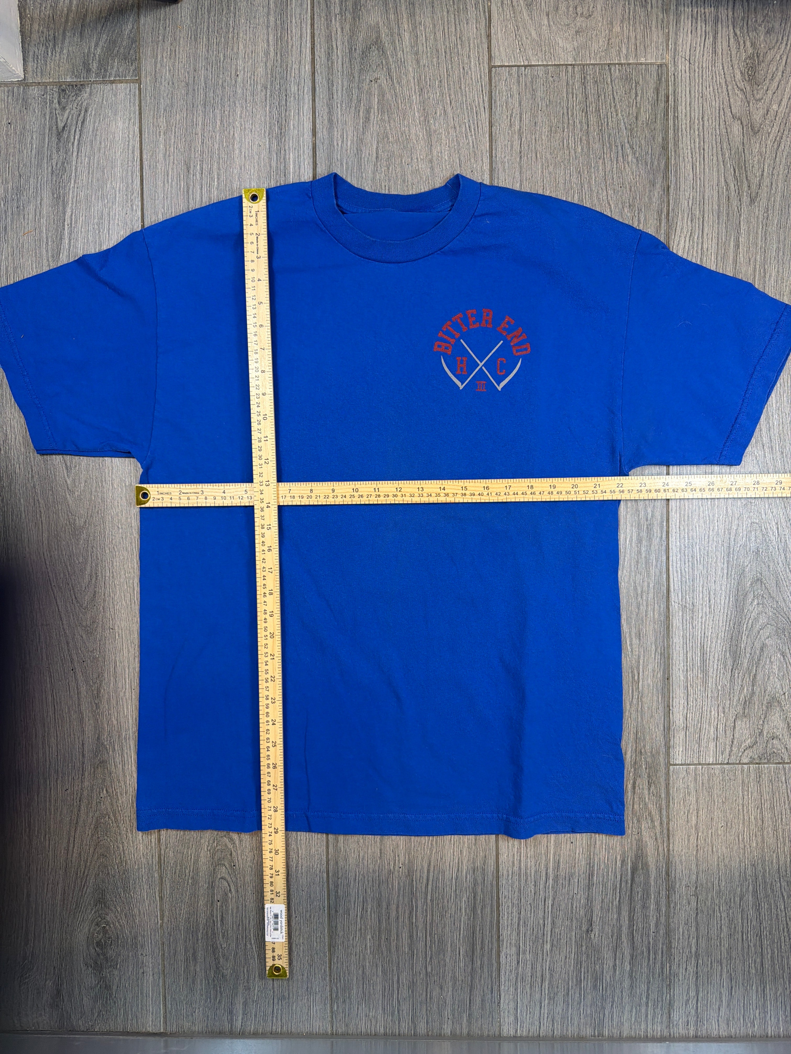 Bitter End New Jersey NJ Hardcore XXX Blue T-Shirt XL