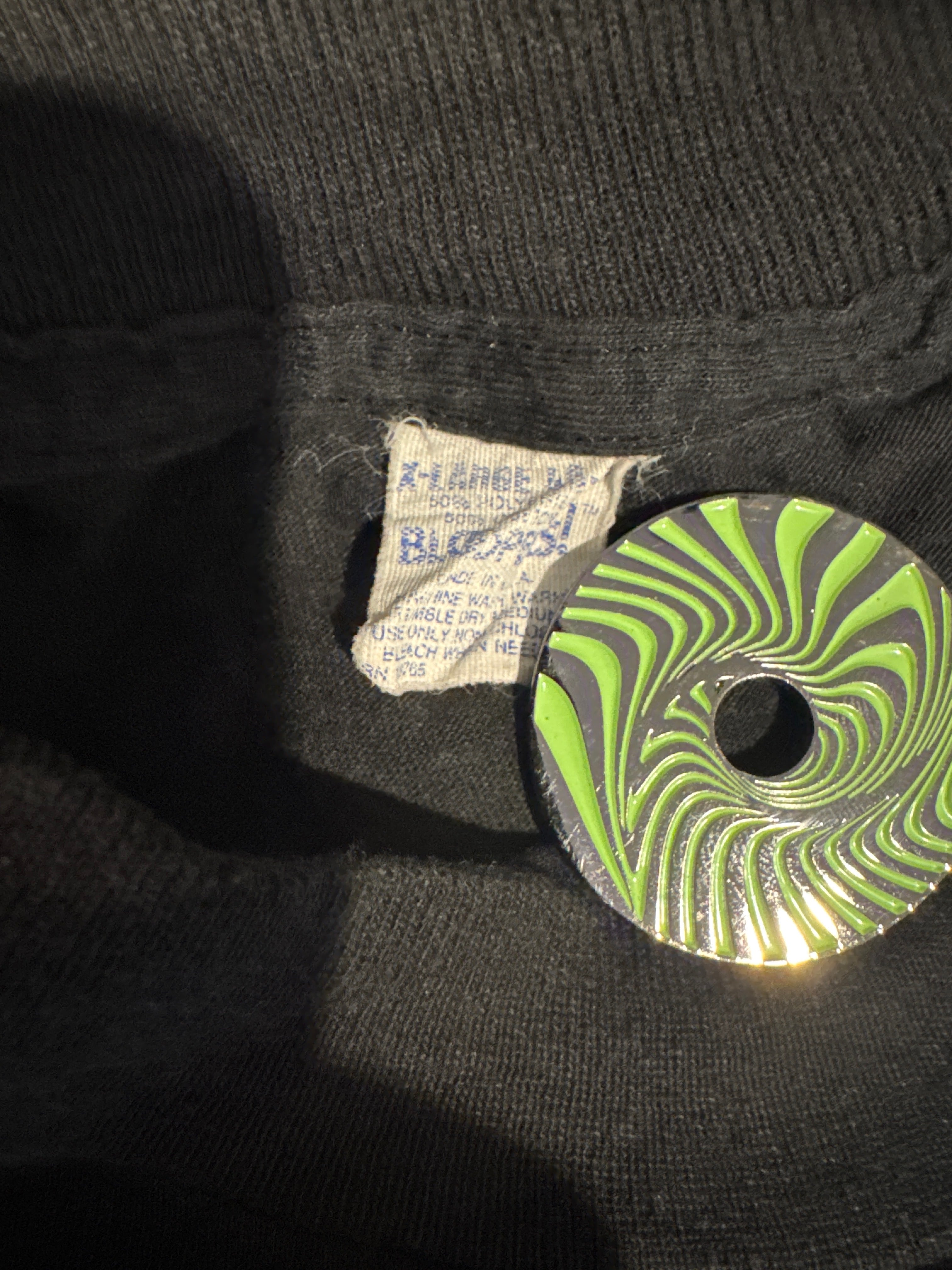 1988 Michael Jackson Bad World Tour Schwarzes T-Shirt XL