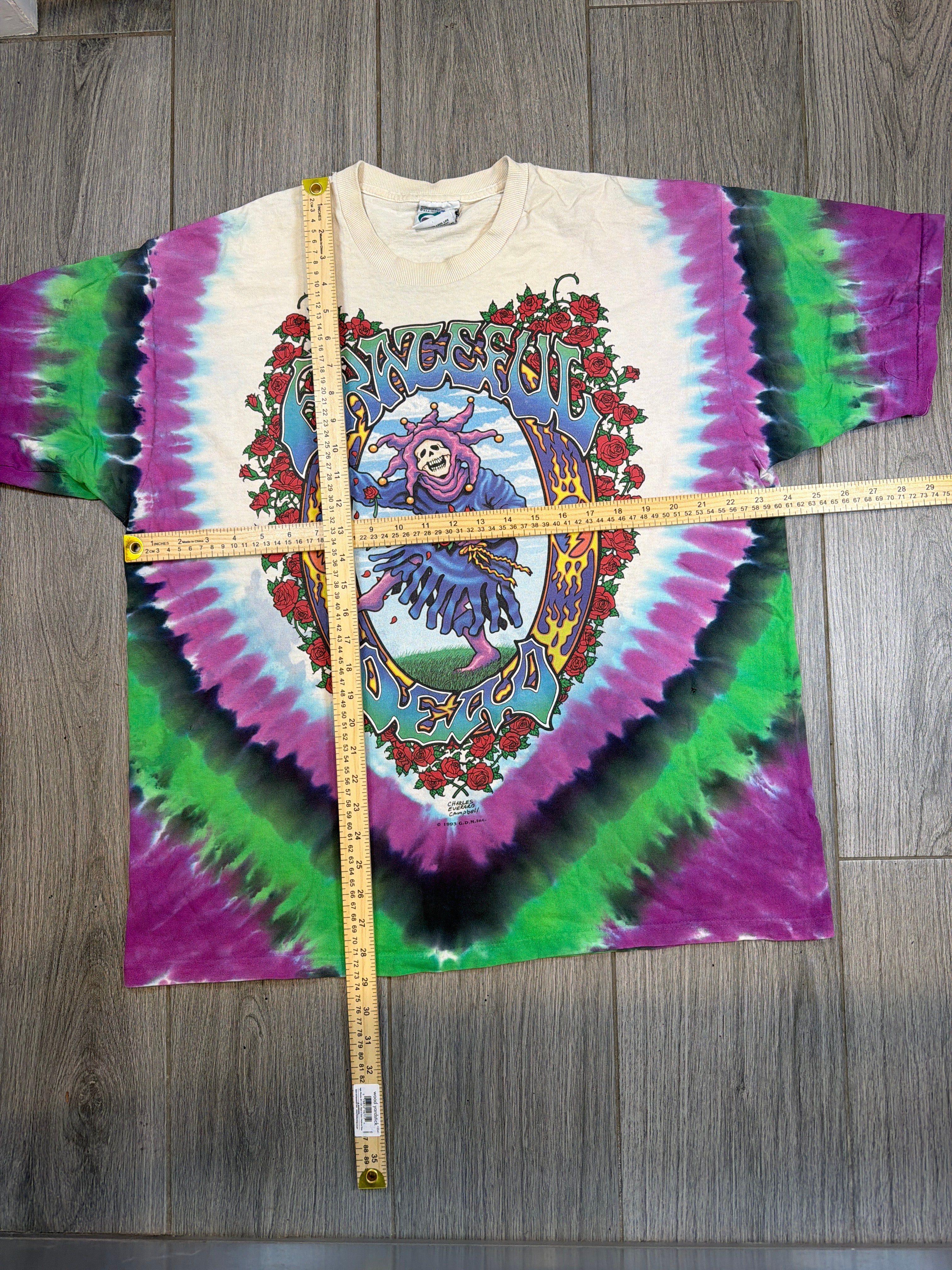 1993 Grateful Dead Seasons of the Dead Endless Tour T-Shirt XL