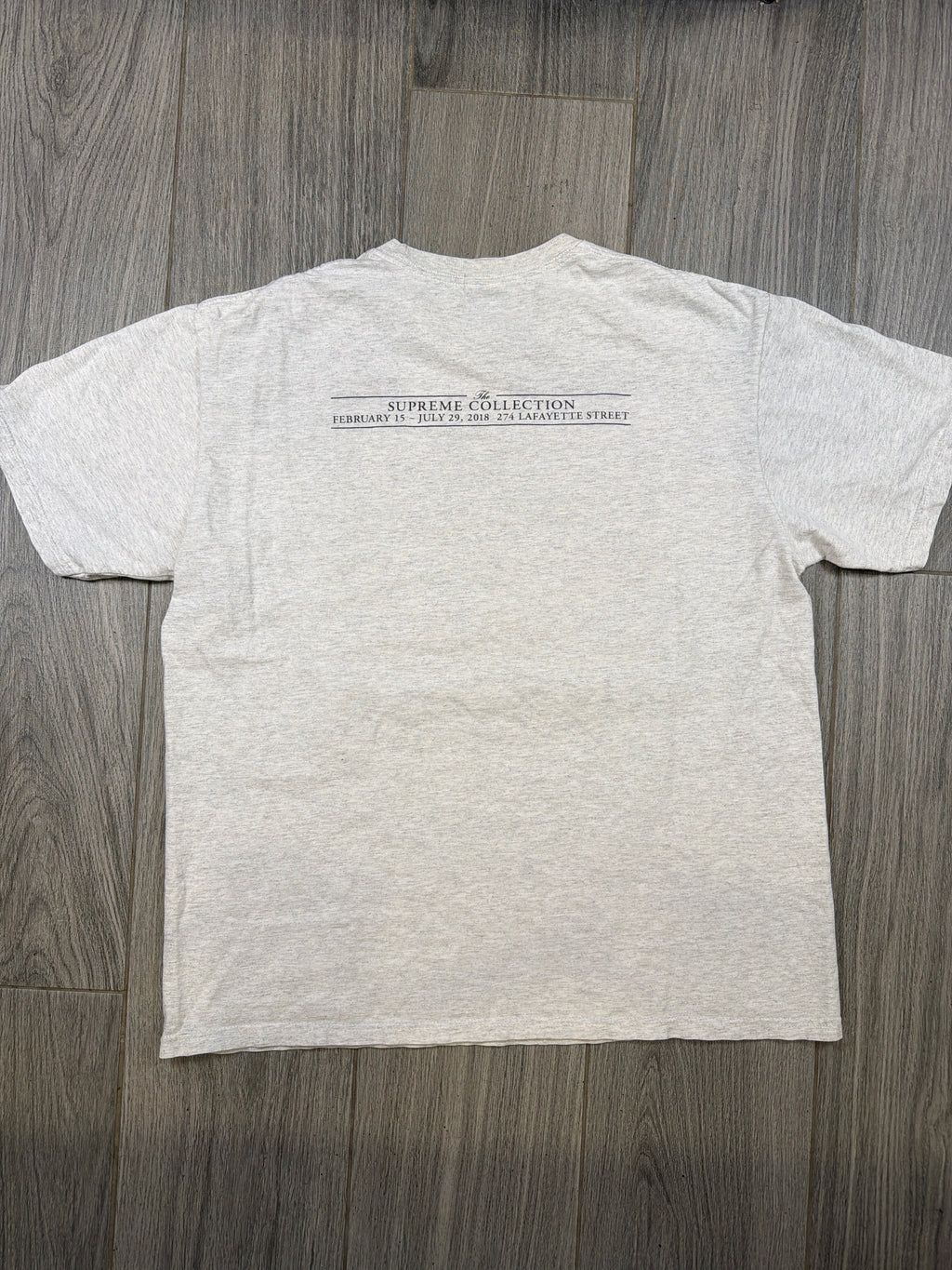 Supreme 'Cards' Gray T-Shirt Large