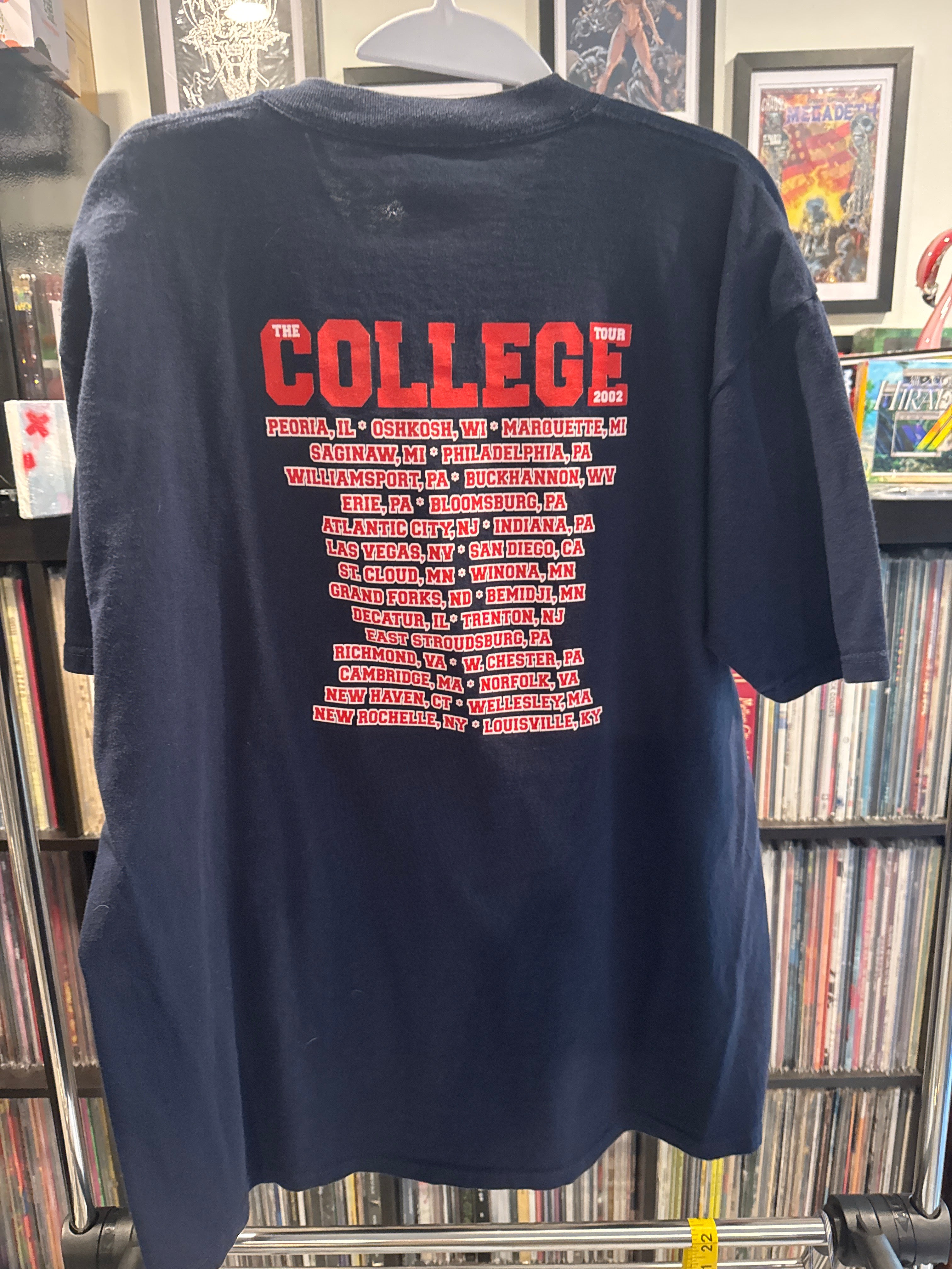 2002 Sugar Ray College Tour Blue XL Allsport T Shirt