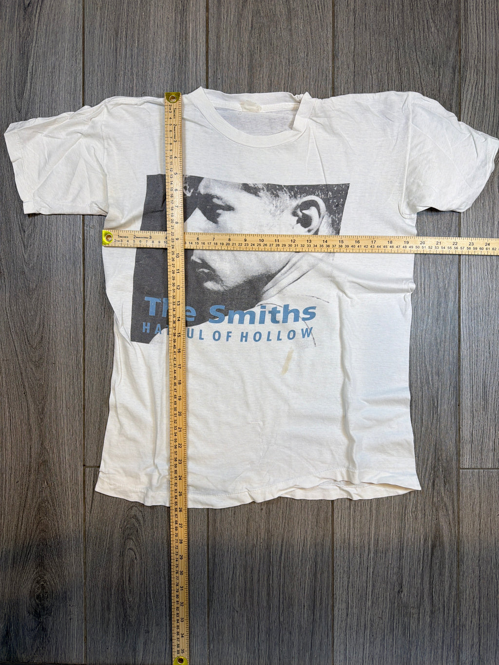 The Smiths 'Hatful of Hollow' 80s Single Stitch White T-Shirt Medium
