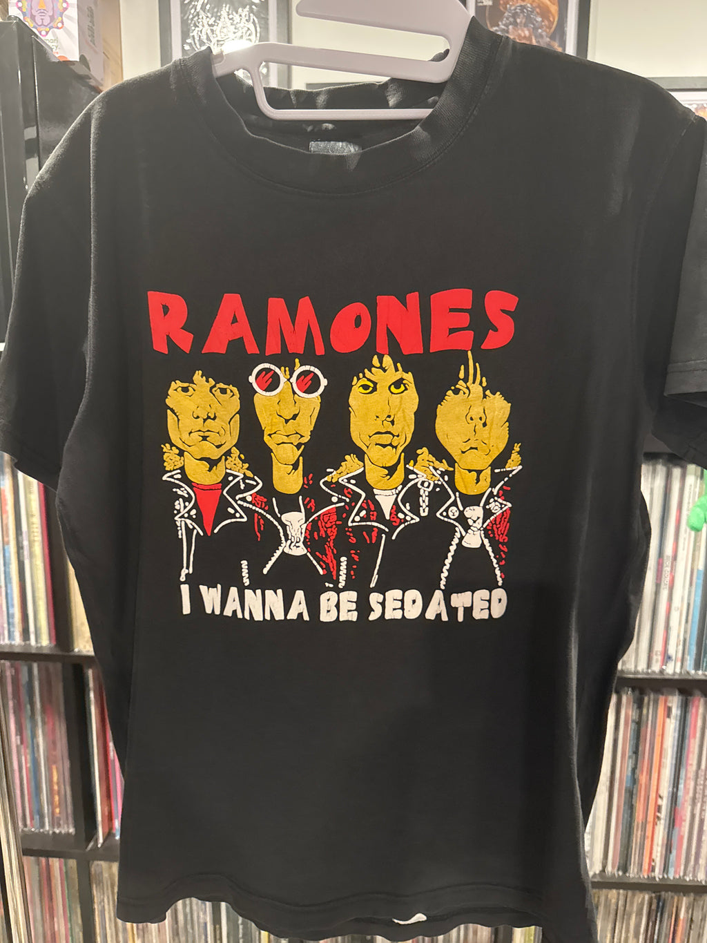 80s Ramones Vintage Puff Paint M Euro