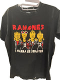 80s Ramones Vintage Puff Paint M Euro