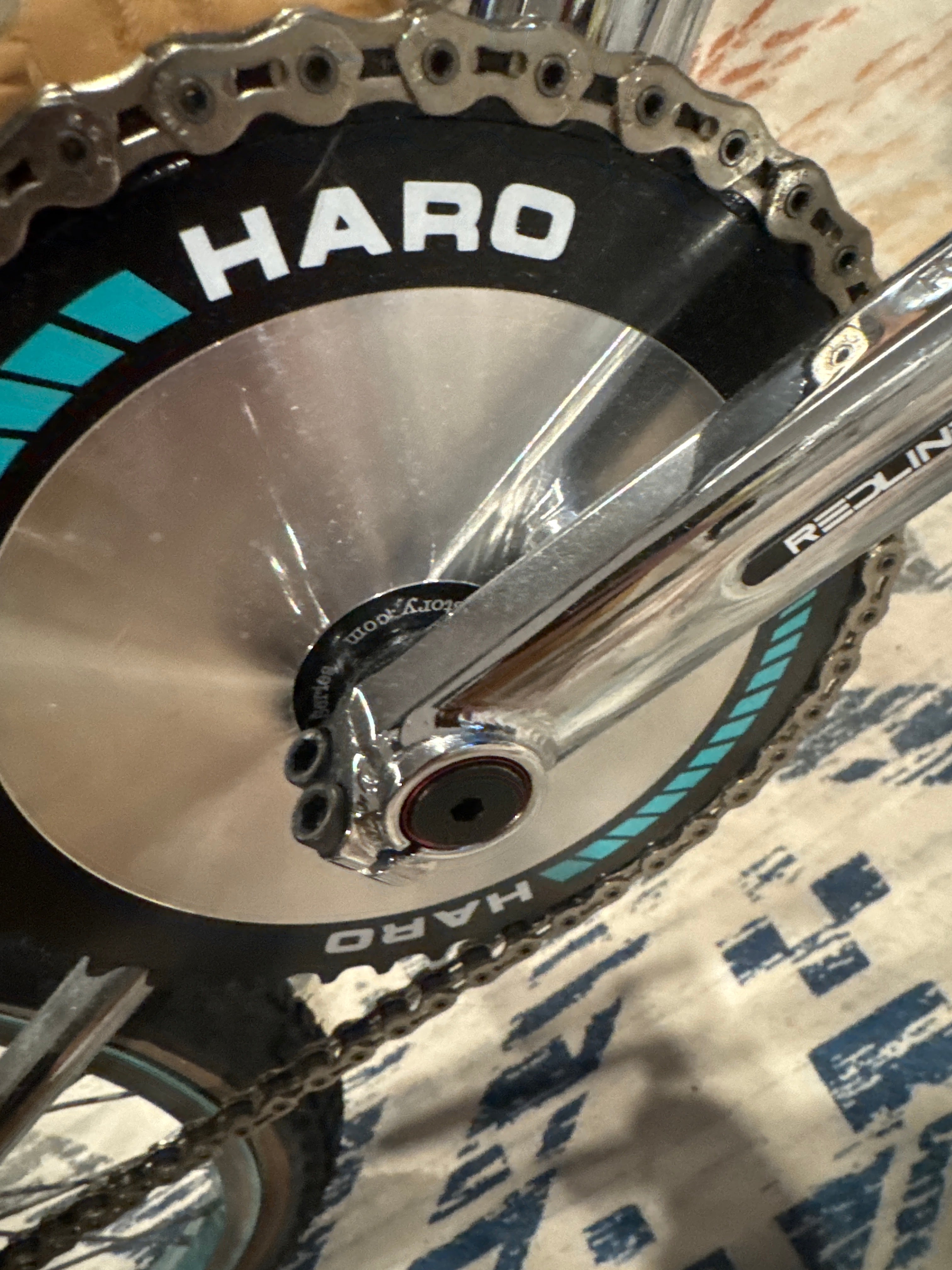 1996 ELF Z1 Vintage BMX bike Chrome/teal