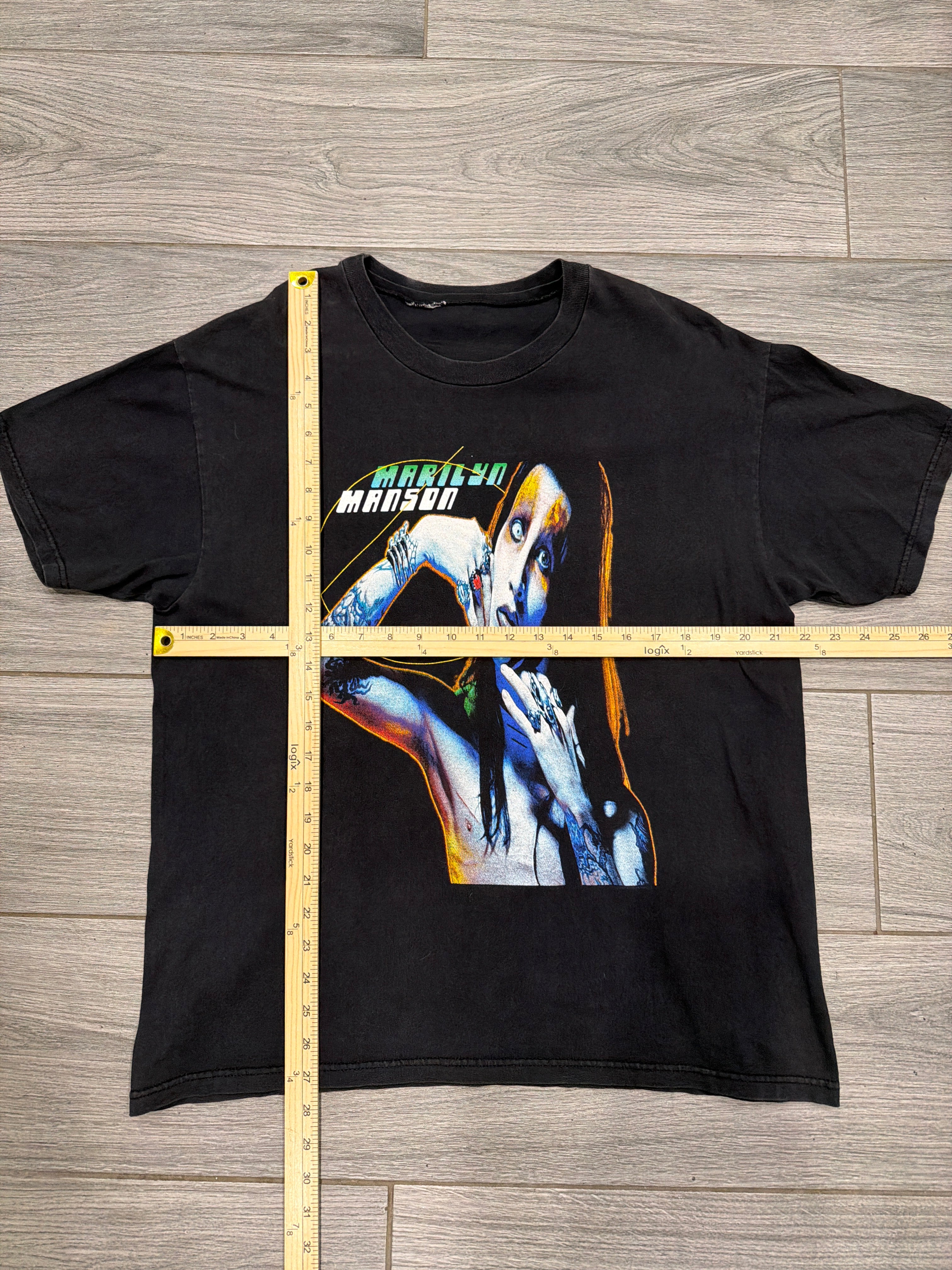 1995 Marilyn Manson Sweet Dreams Goth Metal Black T-Shirt Large