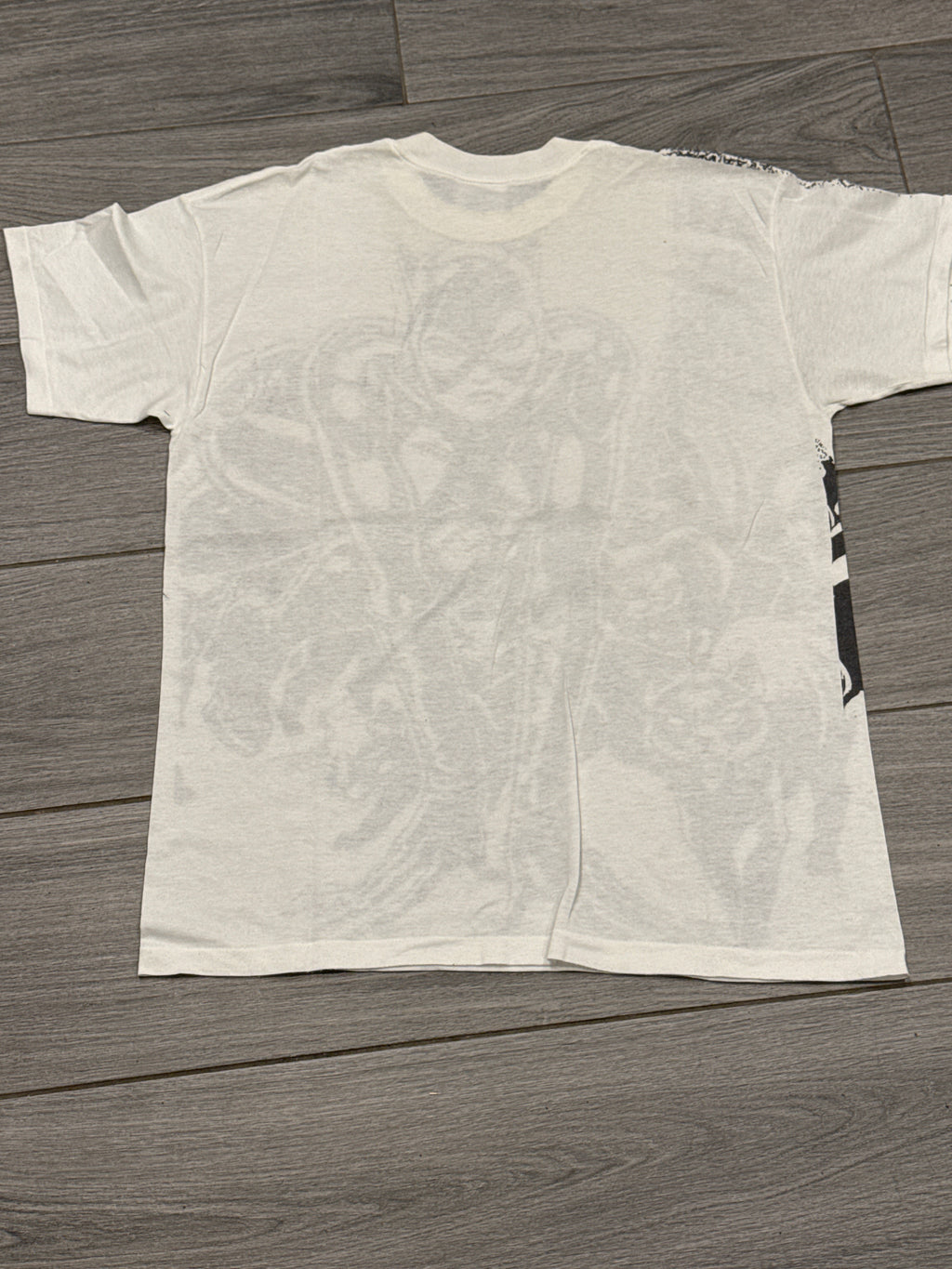 1991 Cat Woman Batman Returns AOP Black/White Catwoman T-Shirt Large