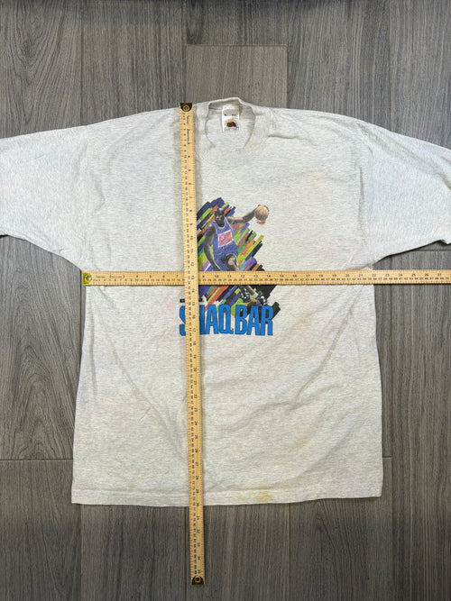 Shaq Nutrilite SHAQ Bar Shaquille 90s NBA Grey T-Shirt XL