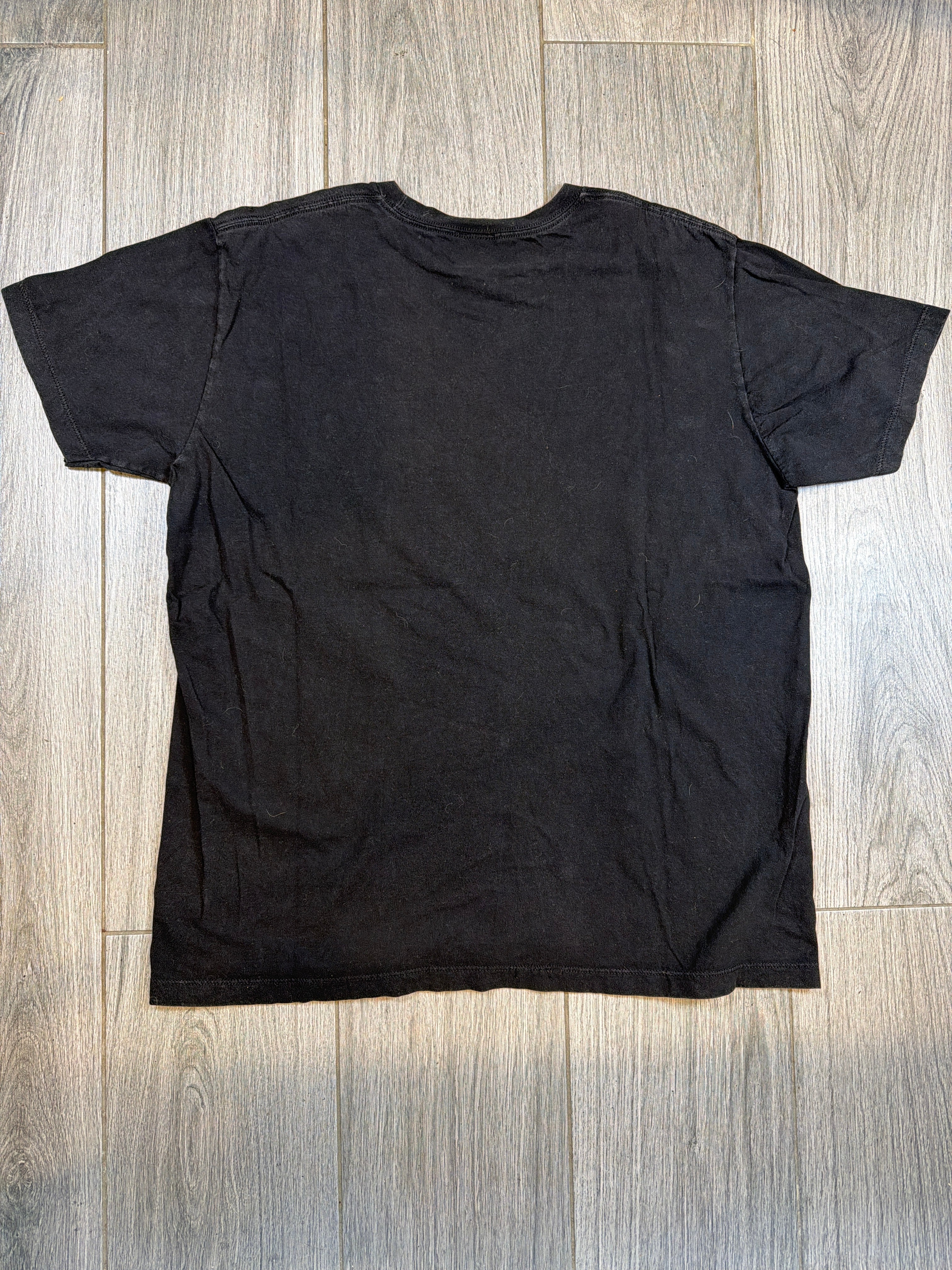 00er Jahre Nine Inch Nails NIN Box Logo Schwarzes T-Shirt XL