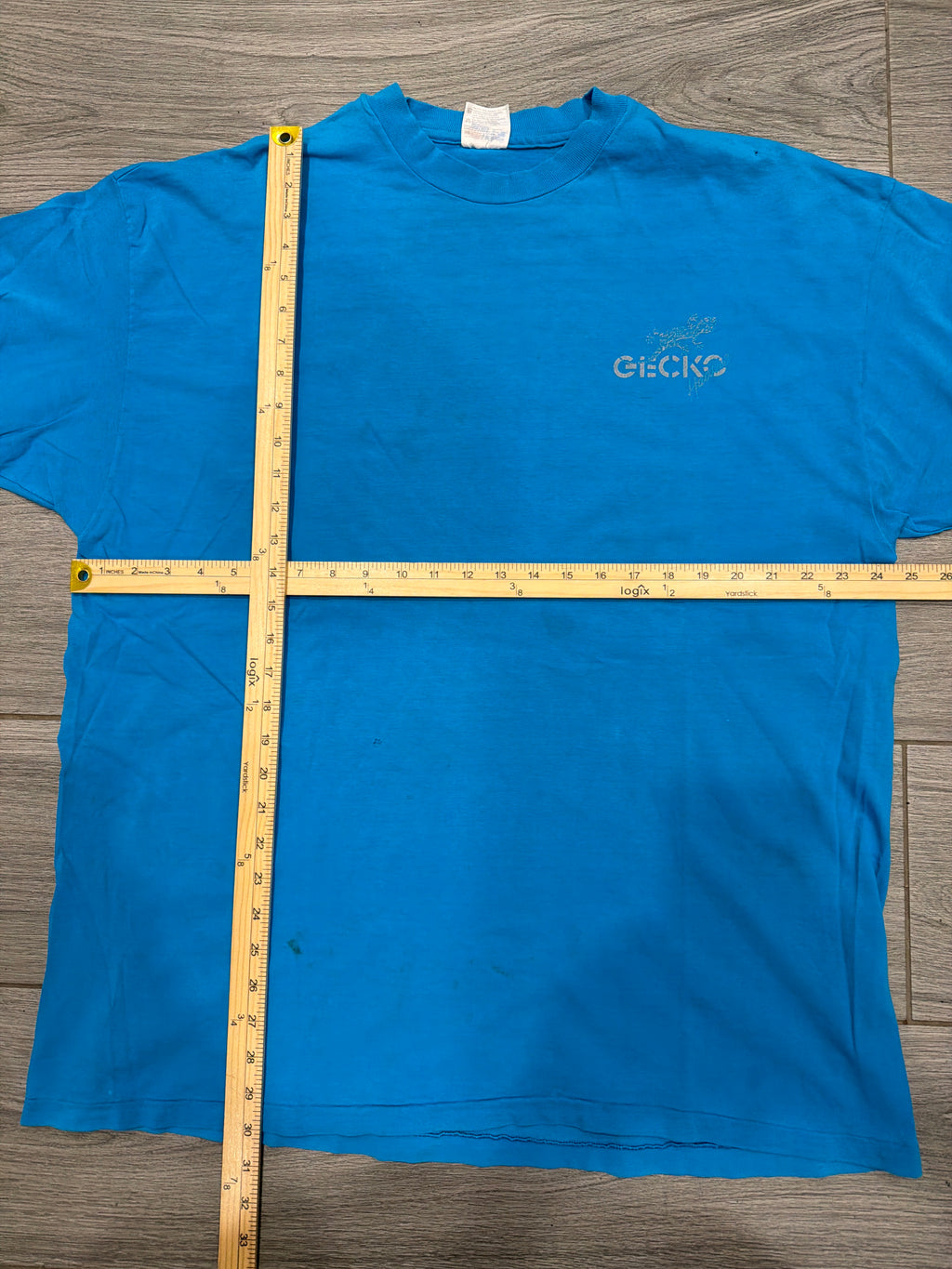 90s Gecko Hawaii Bottle Cap Coors Beer Parody Blue T-Shirt 2X
