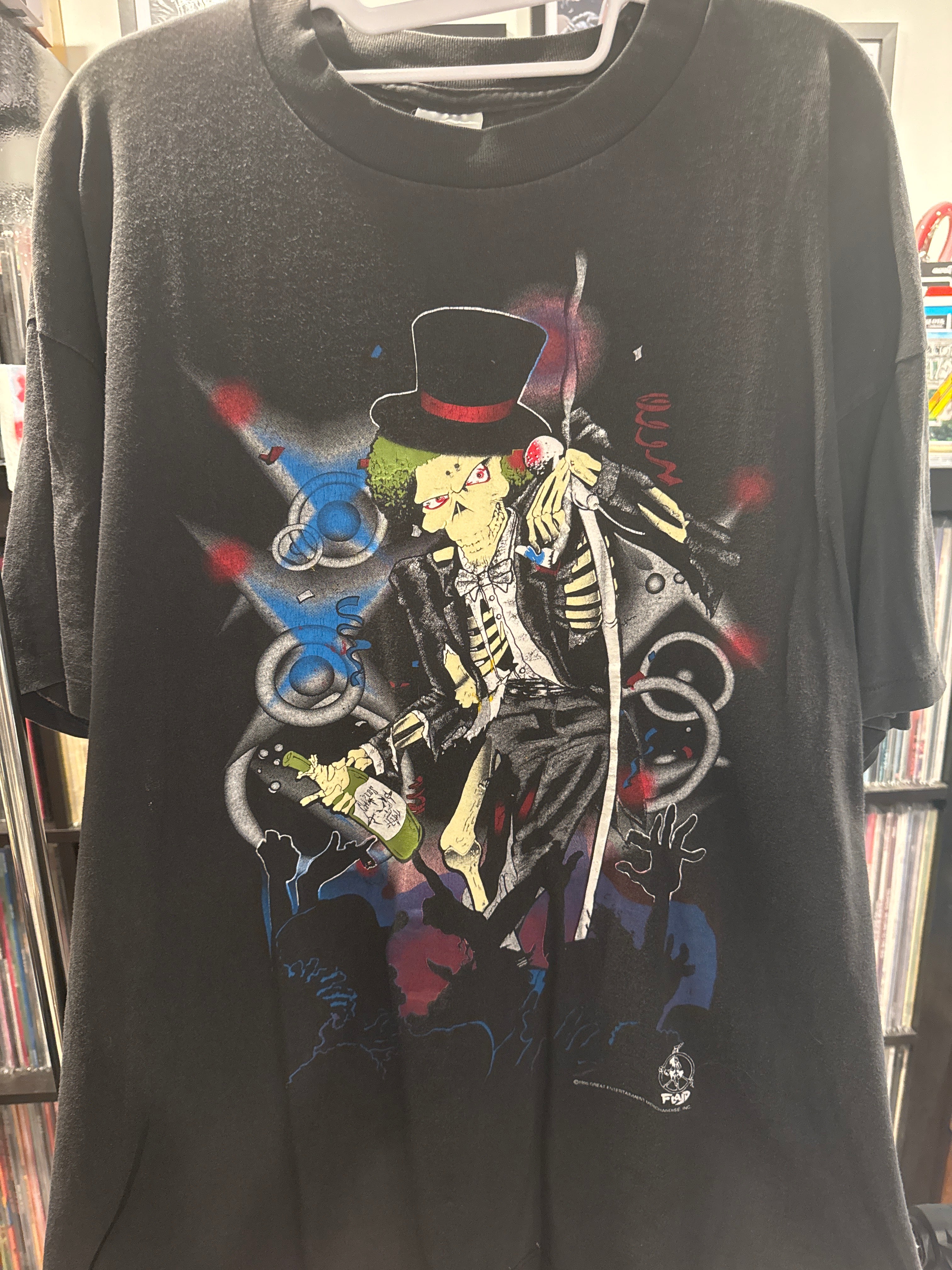 1995 Cypress Hill Floyd Blunted New Years Eve Hip Hop Rap Shirt XL