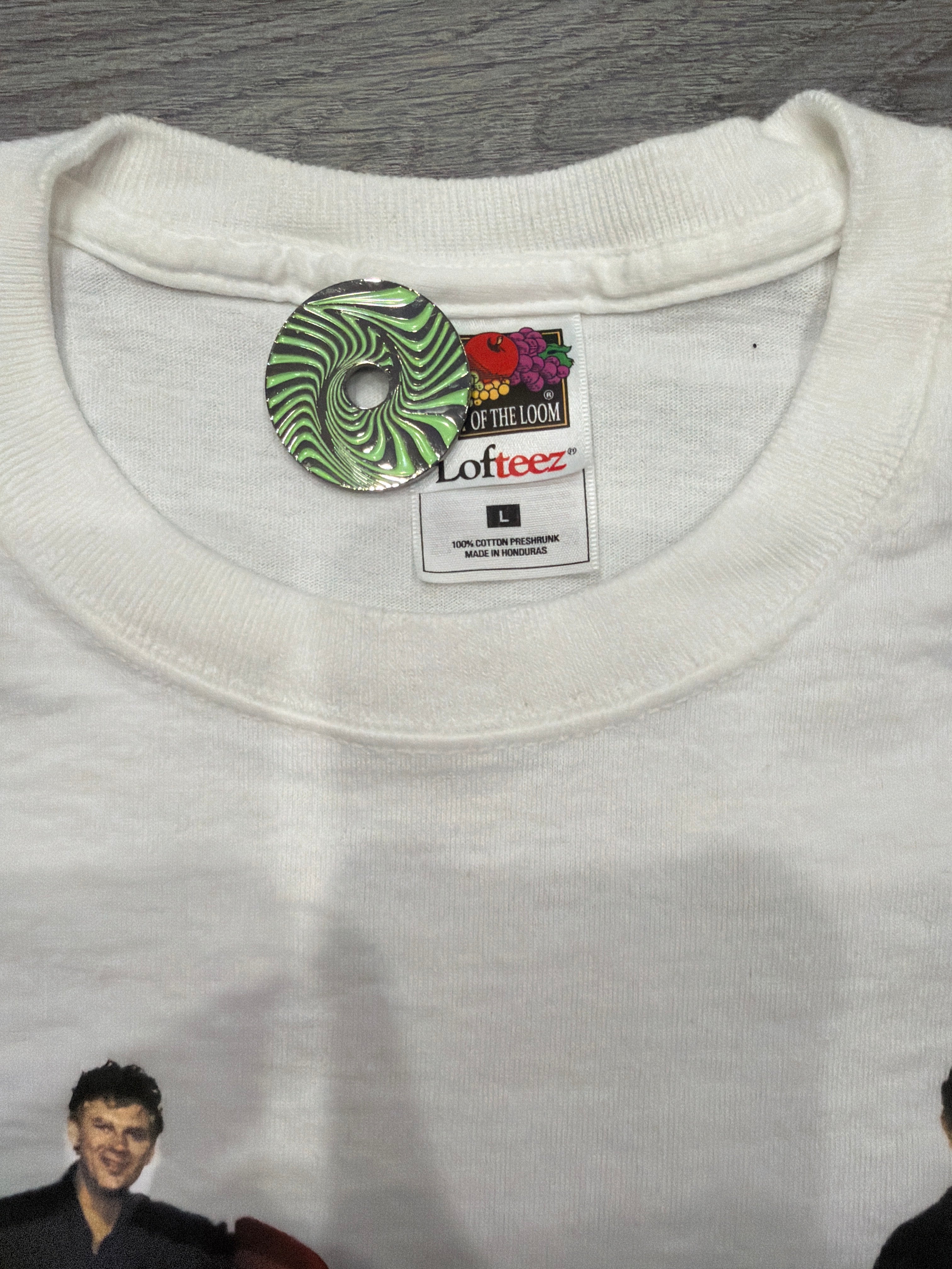 1999 Weird Al Running With Scissors Tour Double Sided Large White T-Shirt