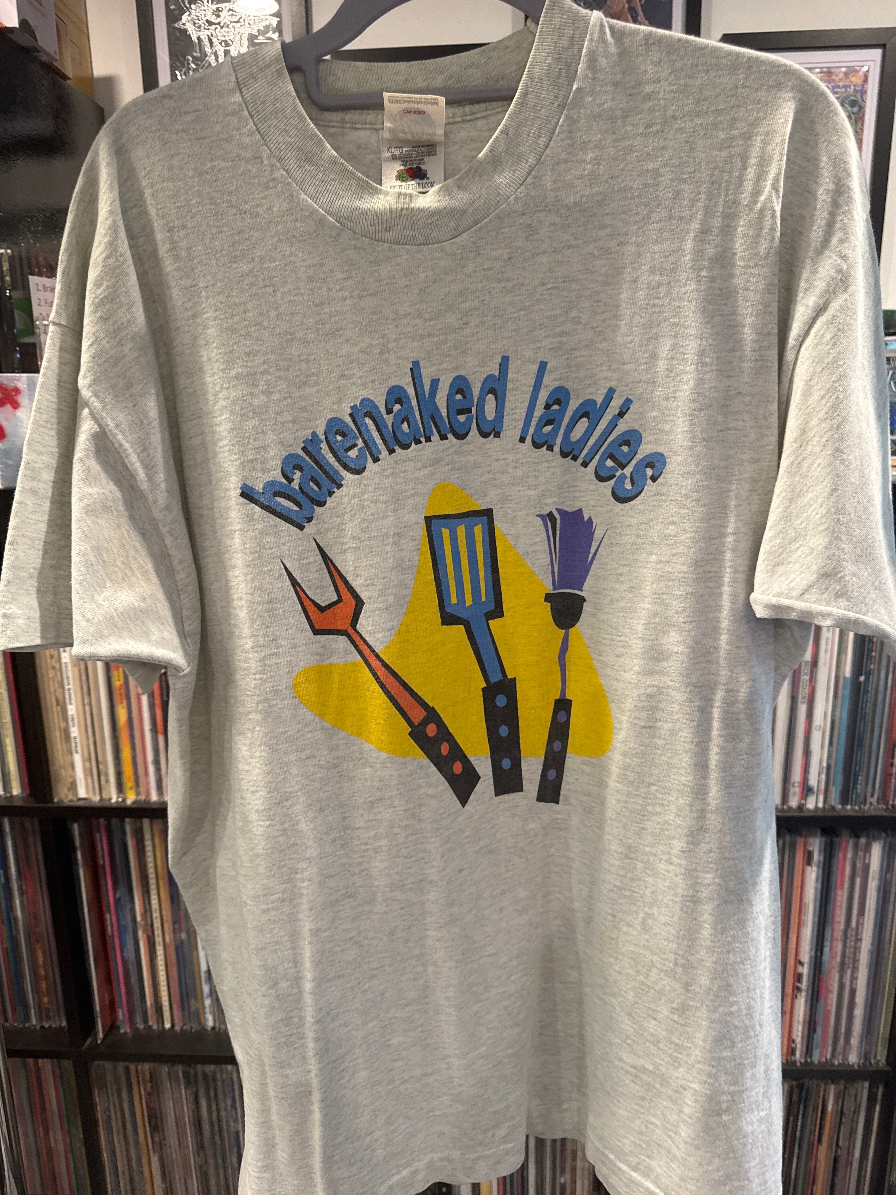 1995 Barenaked Ladies Summer BBQ Tour XL Heather T Shirt