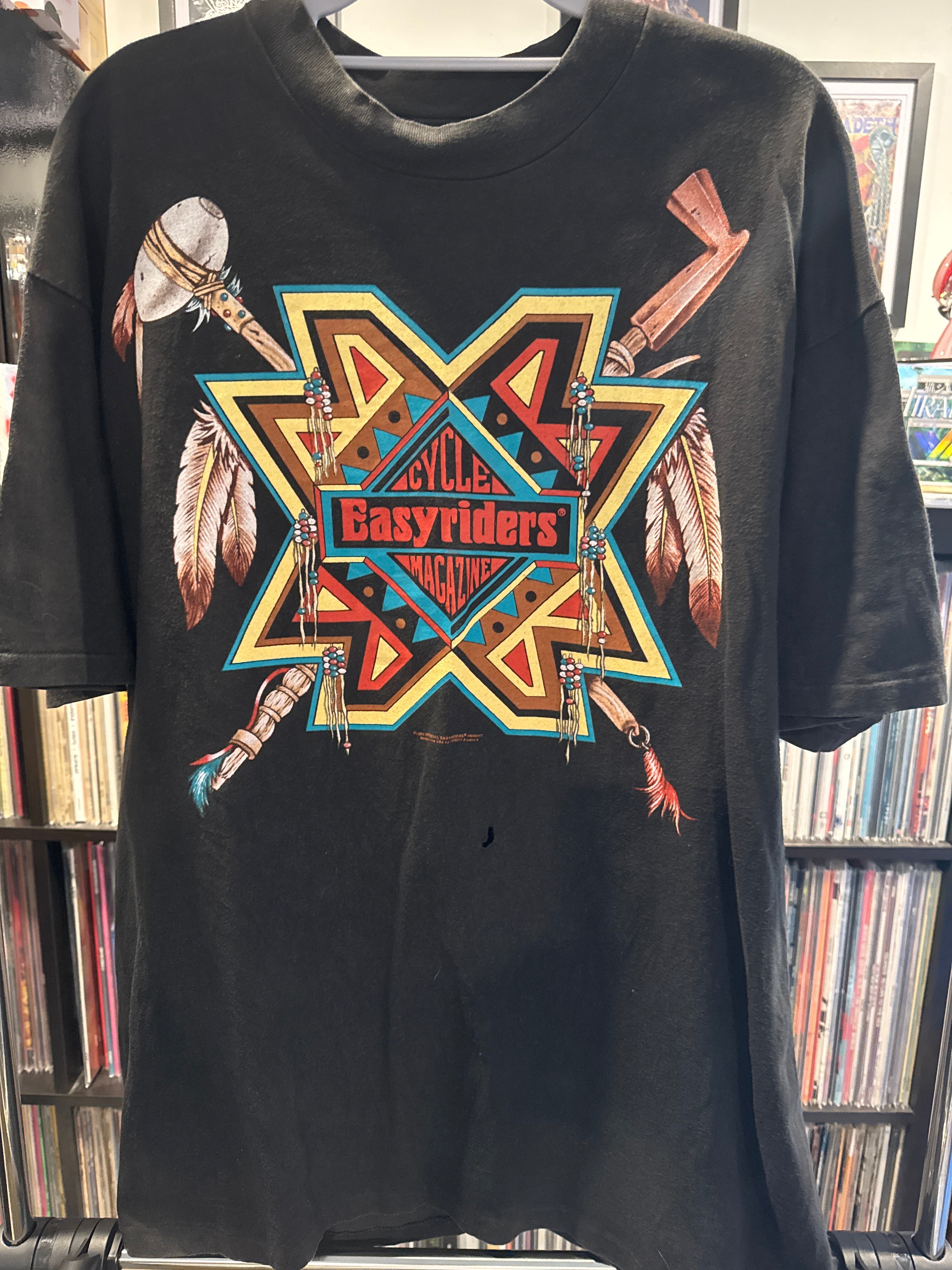1994 Easyriders Cycle Magazine T Shirt Tattoo Bike Columbus XL T Shirt