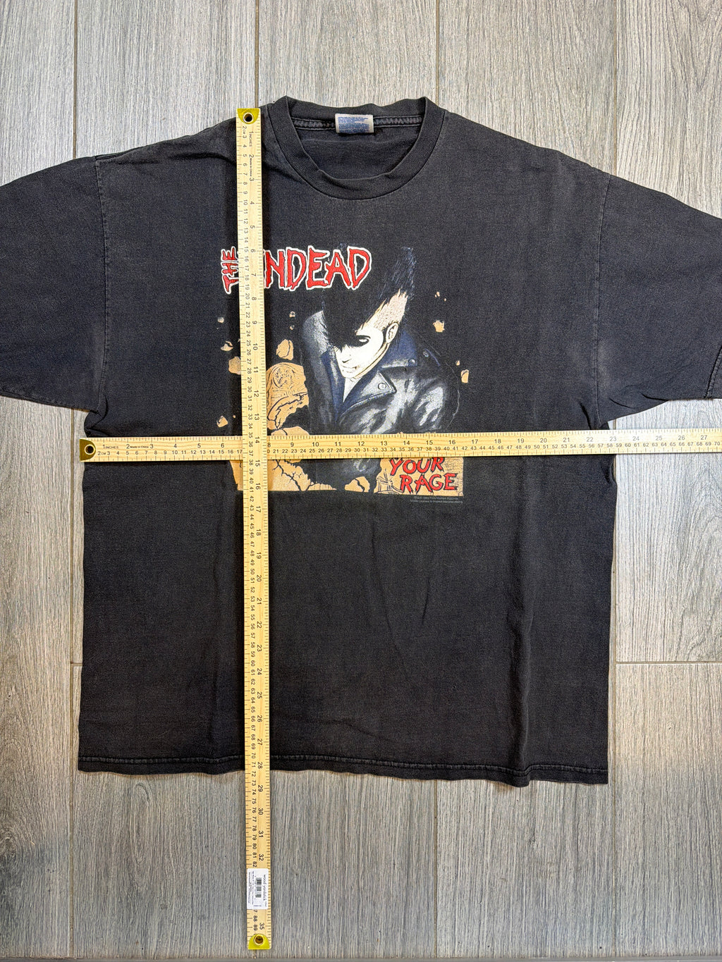 The Undead Misfits Punk Act Your Age 1999 Black T-Shirt XL