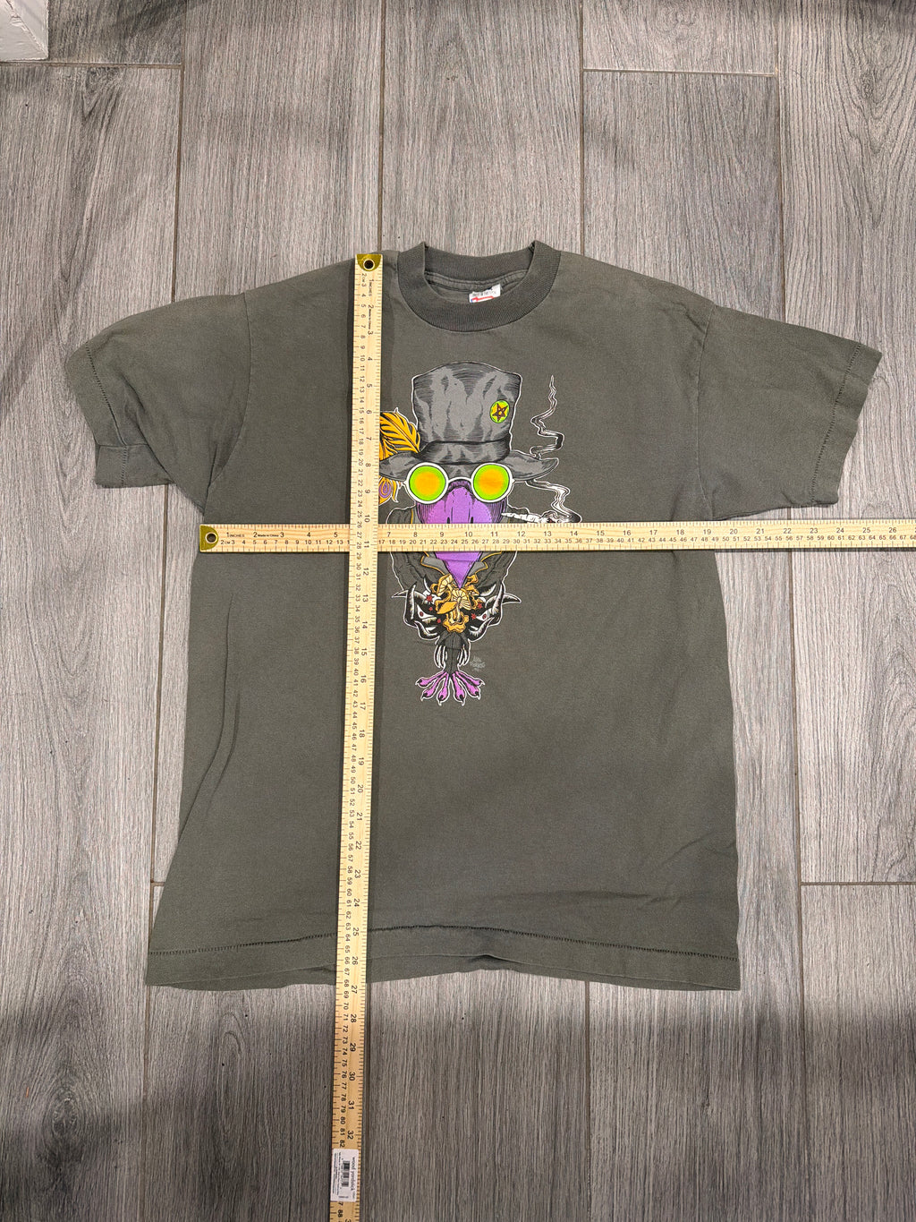 1994 Black Crowes Graphic Band Green T-Shirt Large
