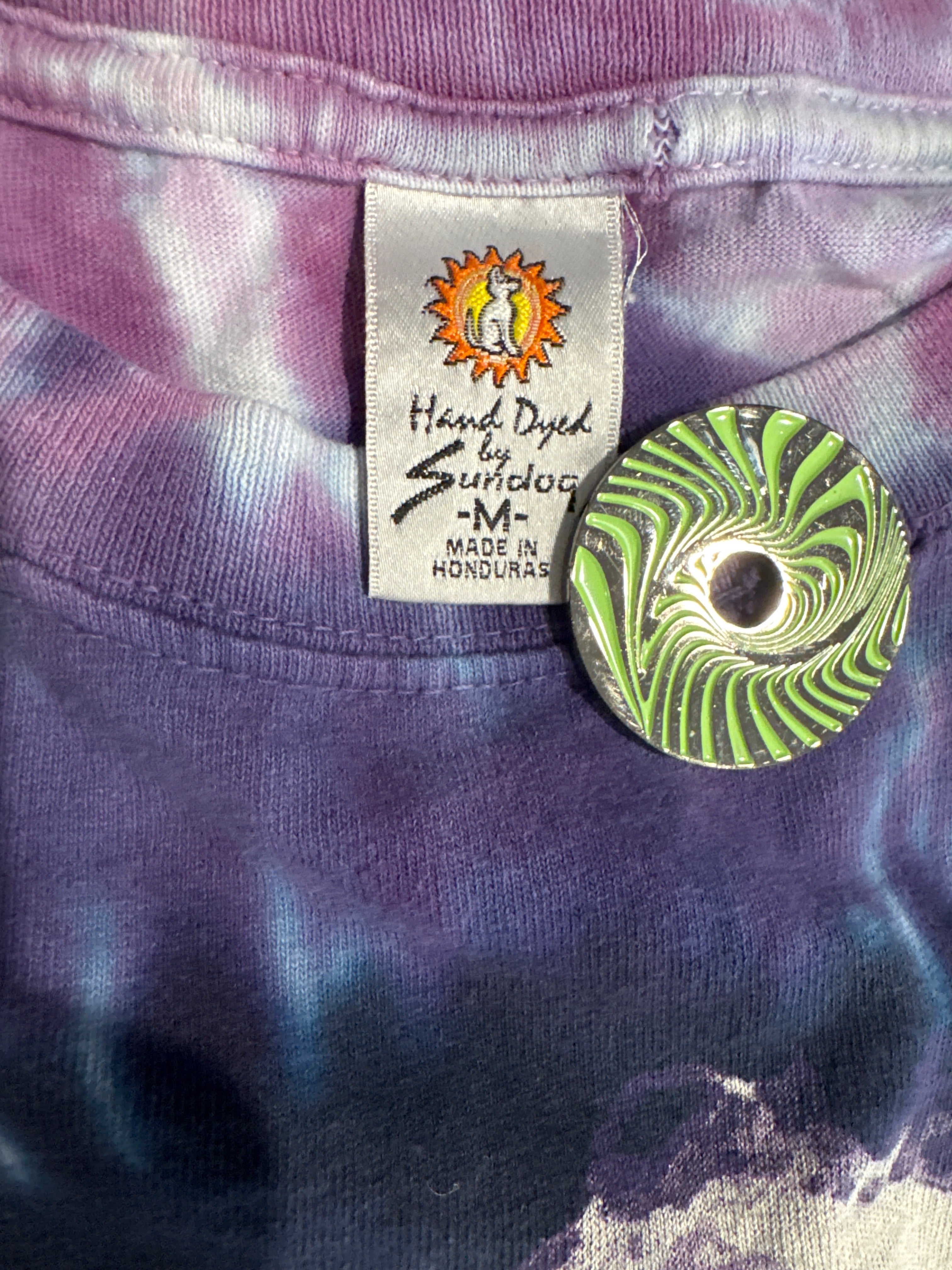 1995 Jerry Garcia Grateful Dead Four Winds Tie Dye T-Shirt Medium