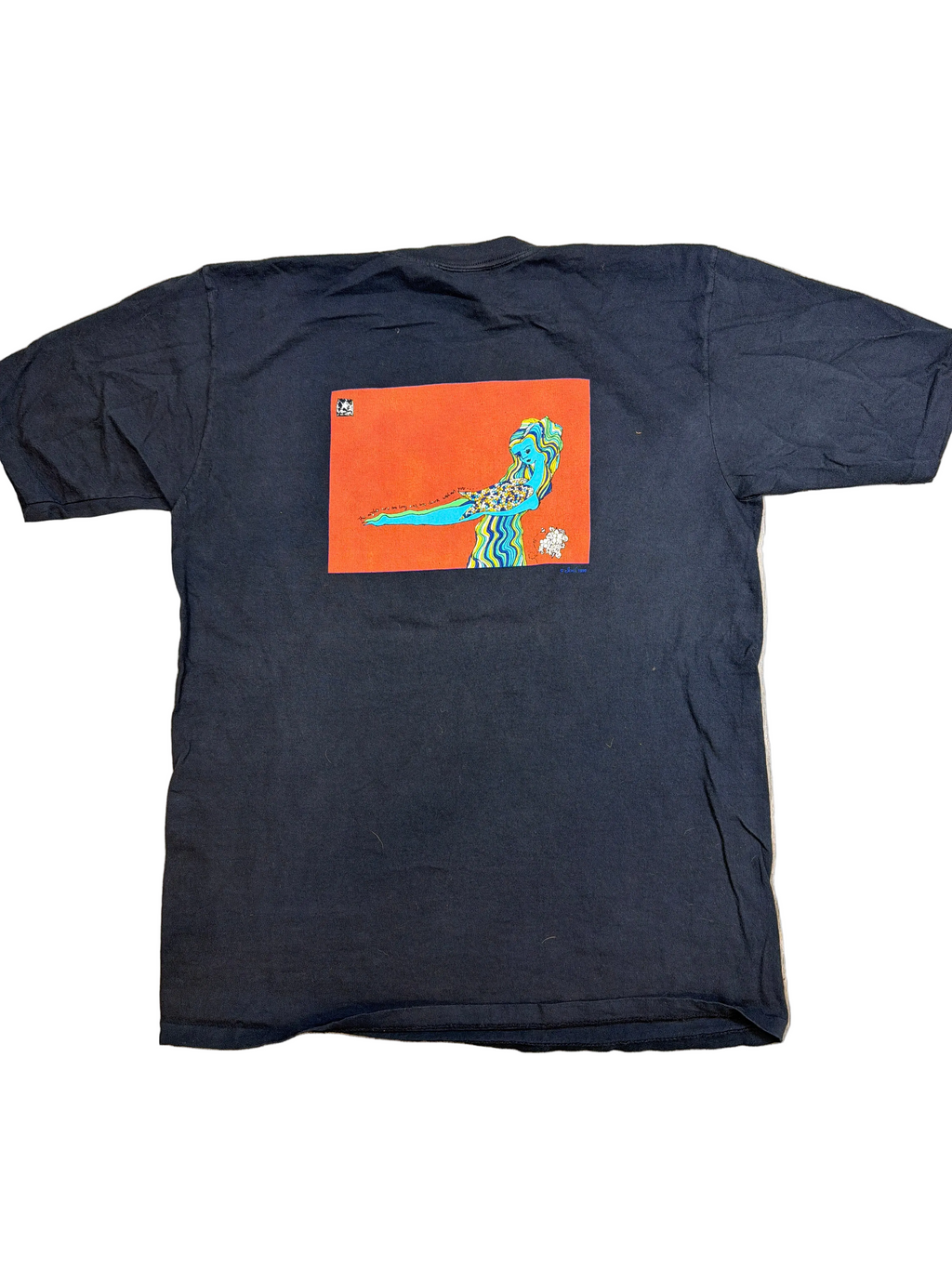 90s Jewel (Kilcher) 'Figurehead' Art Tee Black T-Shirt