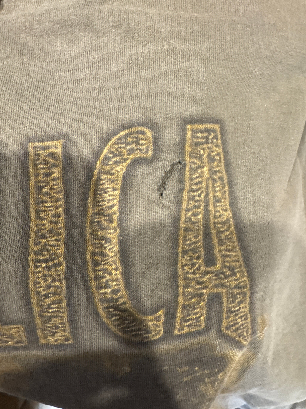 90s Metallica Reload Poor Touring Me Giant Distressed Green T-Shirt XL