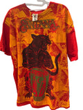 1999 Santana World Tour Supernatural Panther Drum Djembe XL Red