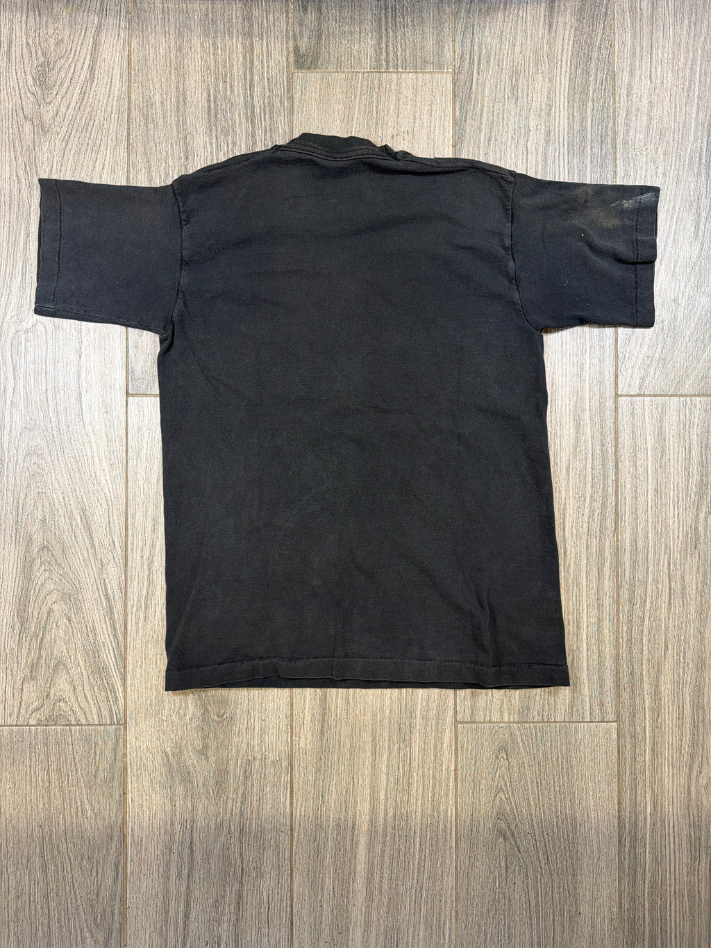 Pittsburgh Steelers Looney Tunes FOTL 1997 Distressed Black T-Shirt S/M