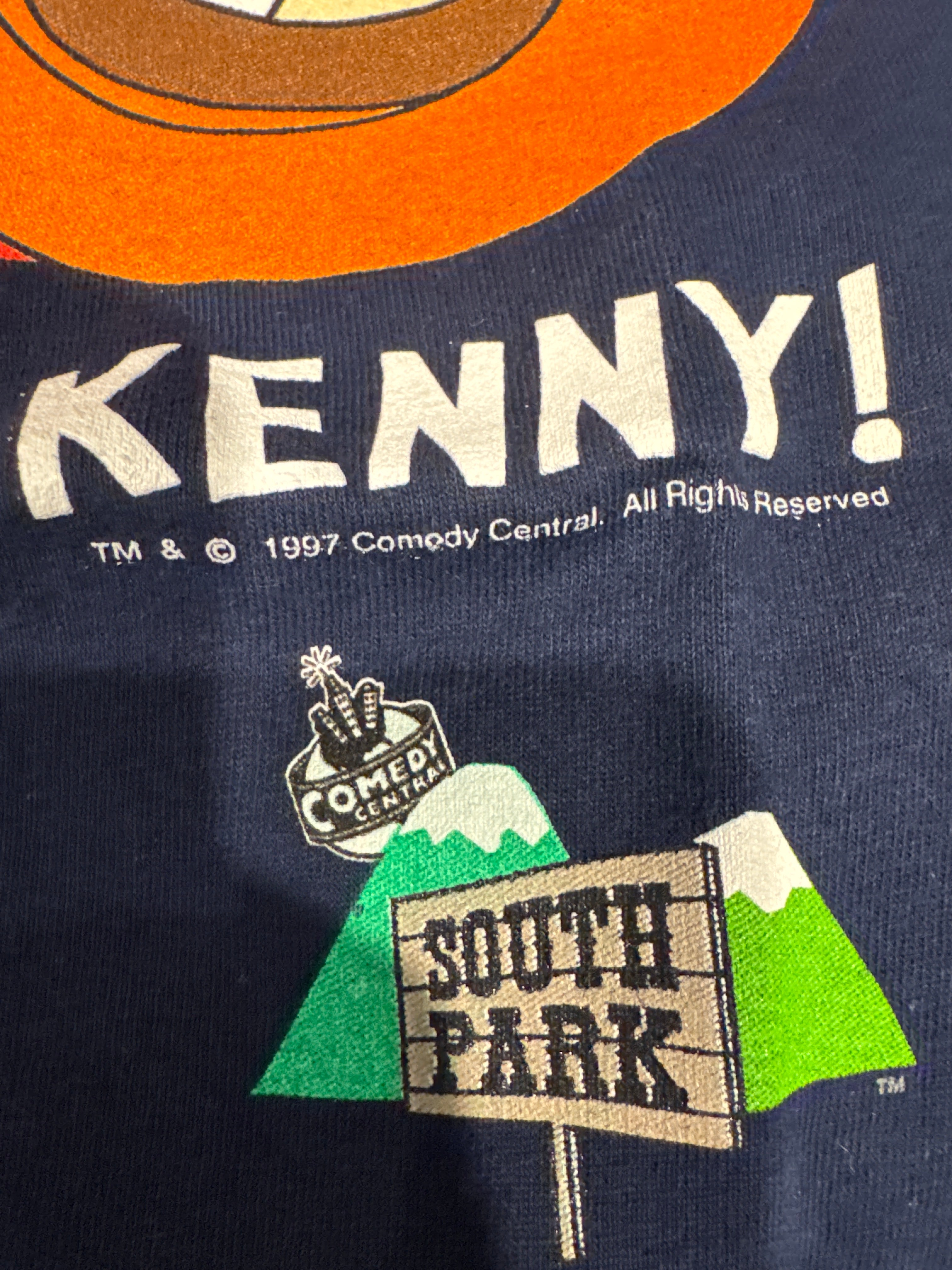 1997 South Park They Killed Kenny Stan Blue T-Shirt
