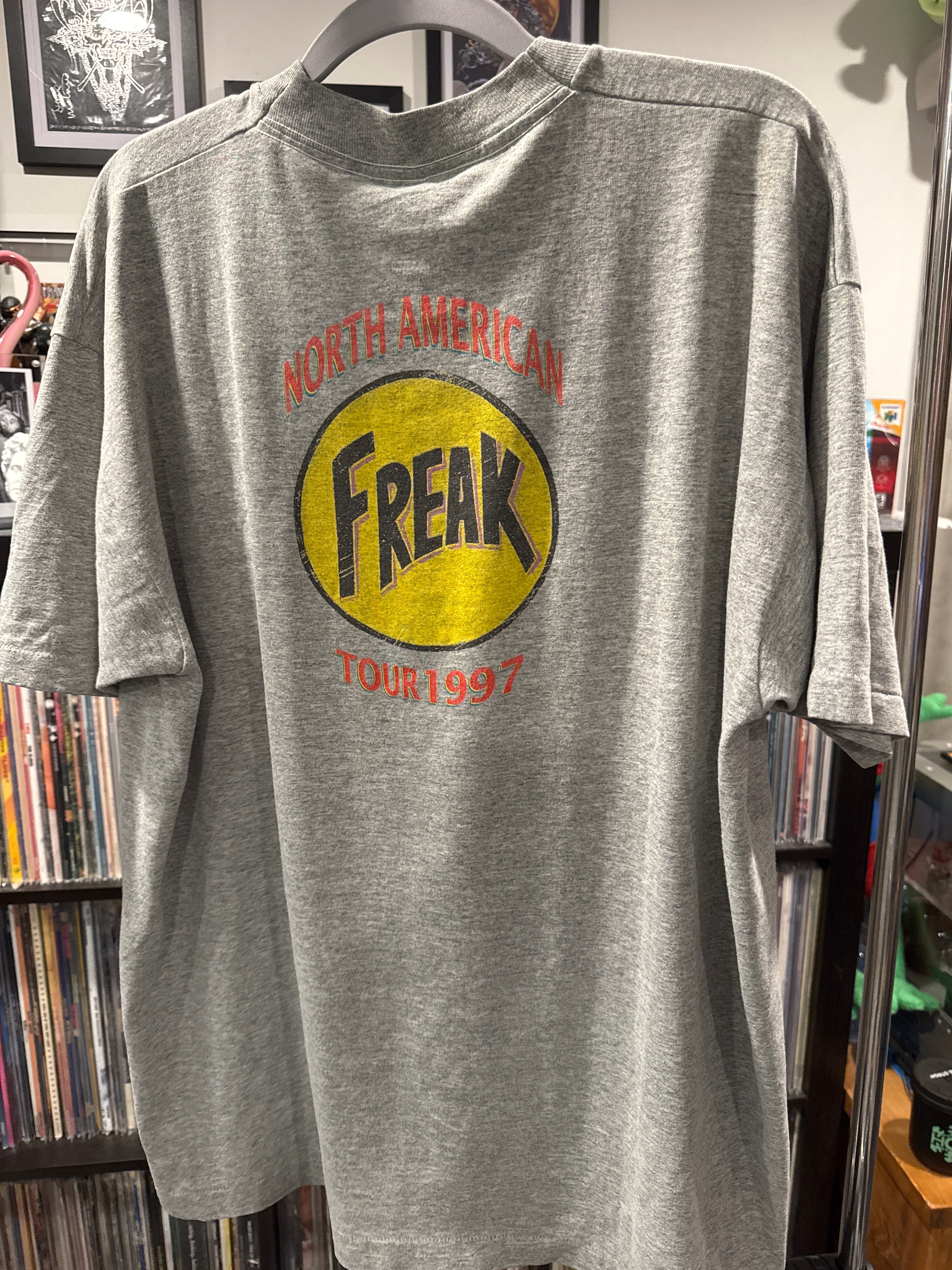 1997 Silverchair Nail North American Freak Tour XL Grey Best Fruit of the Loom Single Stitch