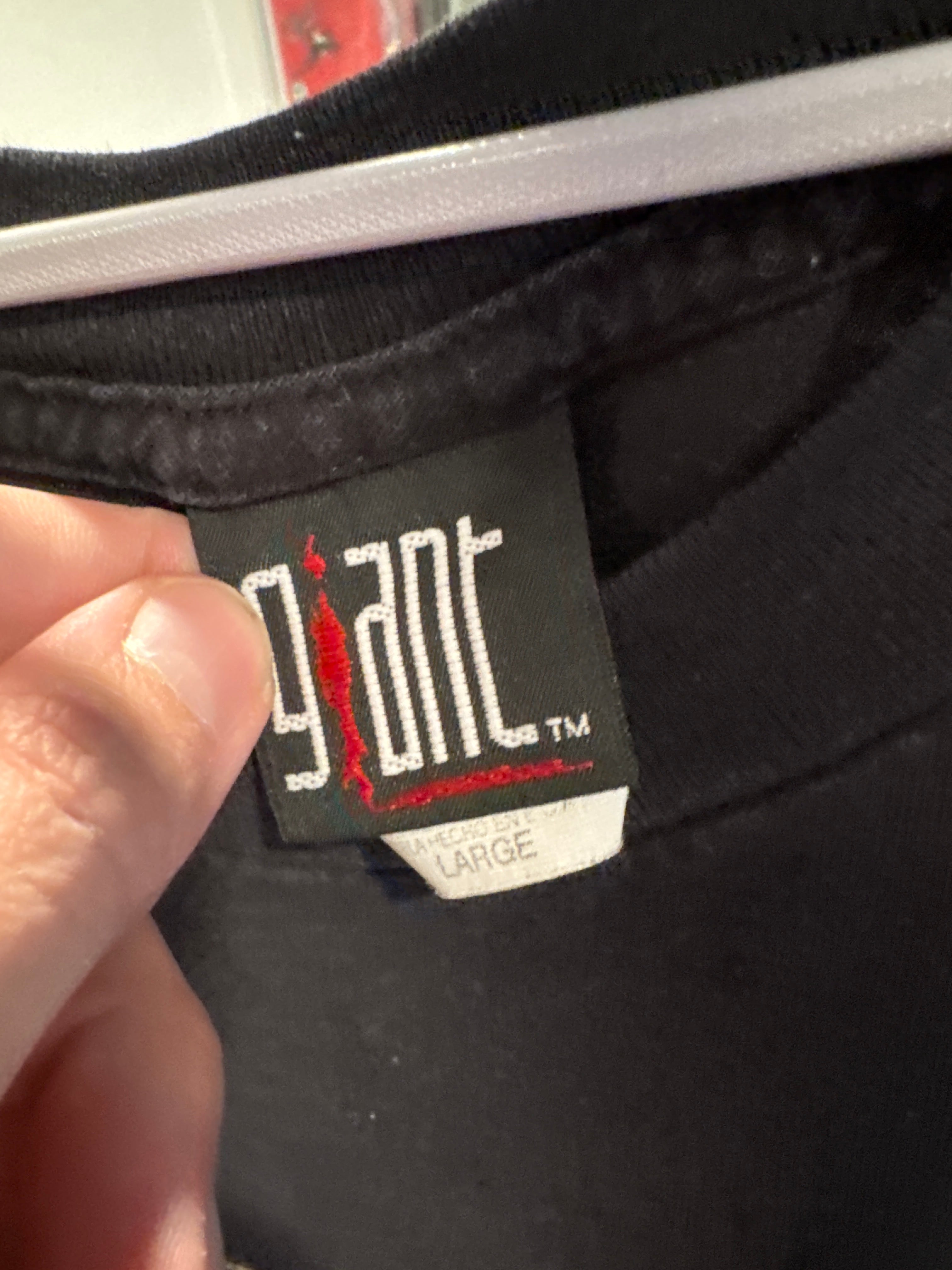 2000 Godsmack Tour Black T Shirt Giant Large