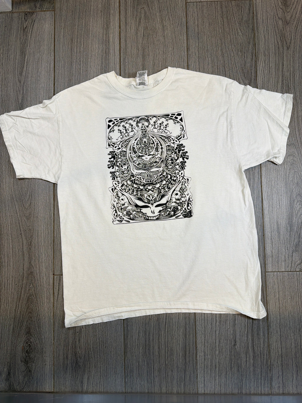 90s Grateful Dead FOTL Black/White Graphic Band T-Shirt XL