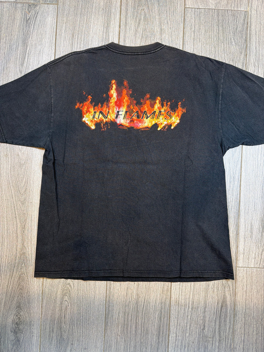 In Flames 1998 Jester Head Double Sided Metal Black T-Shirt